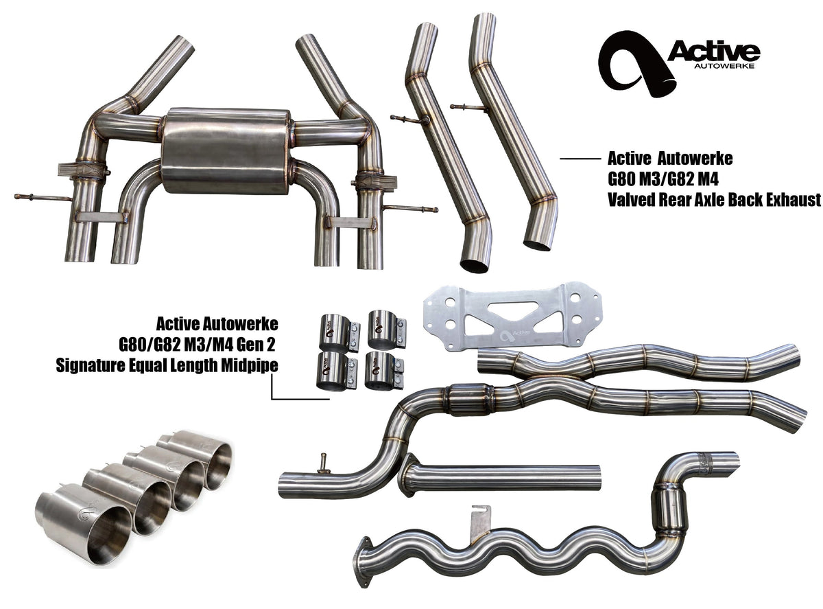 Active Autowerke G80/G82 Exhaust Bundle Equal Length