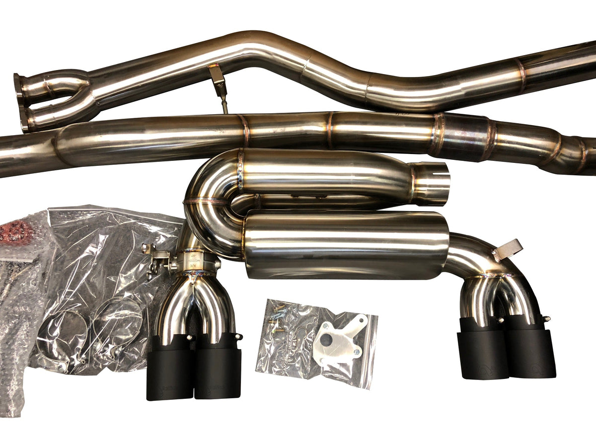 Active Autowerke F8X M3 M4 Signature Exhaust System includes Active F-brace.