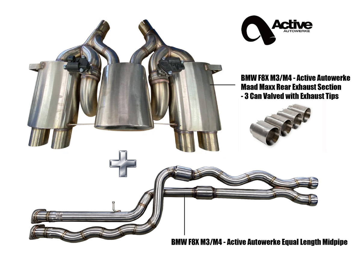 Active Autowerke F80/F82 Exhaust Bundle Equal Length