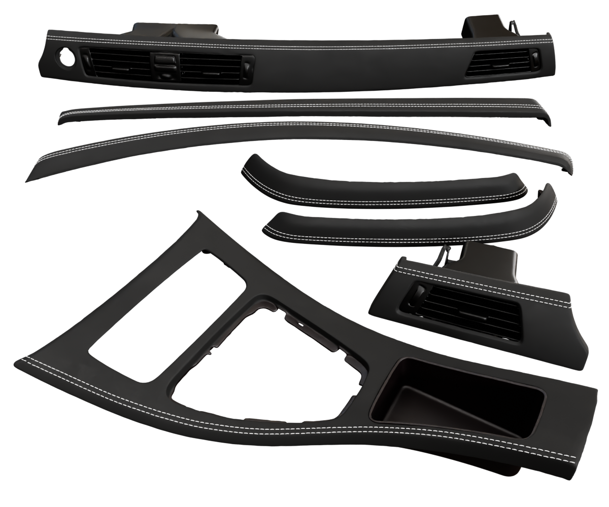 06-13 BMW E90 E91 NON-M ALCANTARA SUEDE NAPPA TRIM SET.