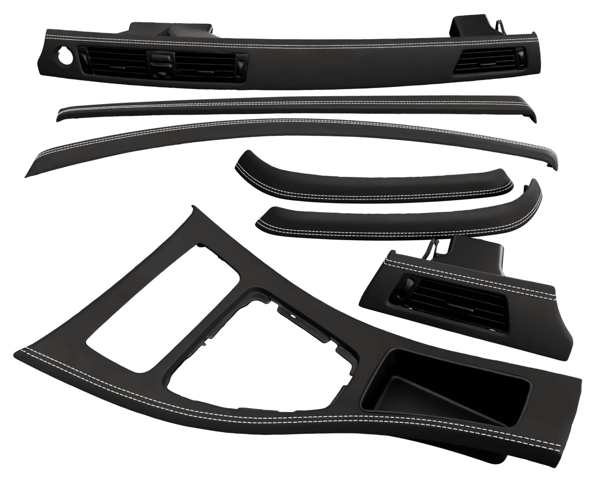 06-13 BMW E90 E91 NON-M ALCANTARA SUEDE NAPPA TRIM SET.