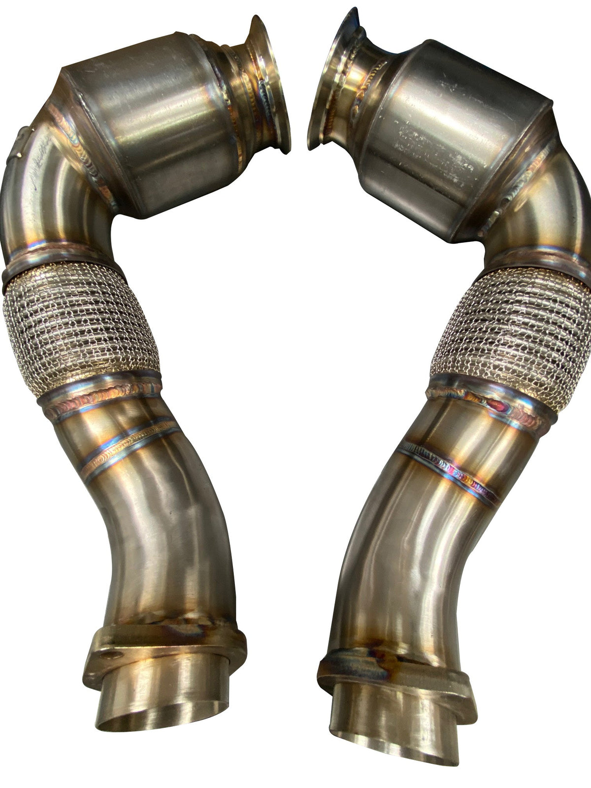 Active Autowerke S63 N63 Aflow Catted Downpipes | V8 BMW X5 M and X6 M X5 X6 550i 650i.