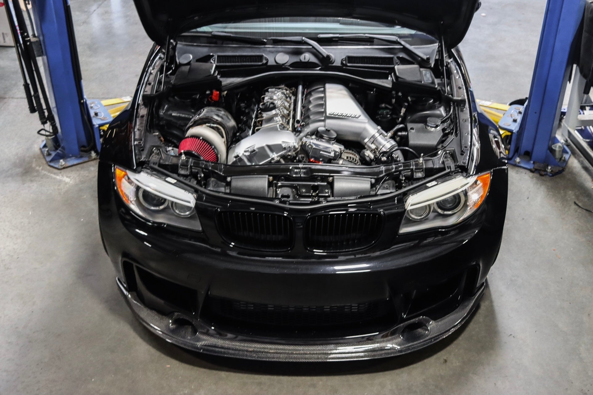 BMW 335i 135i N54 Top Mount Single Precision Turbo Kit - COLORADO N5X