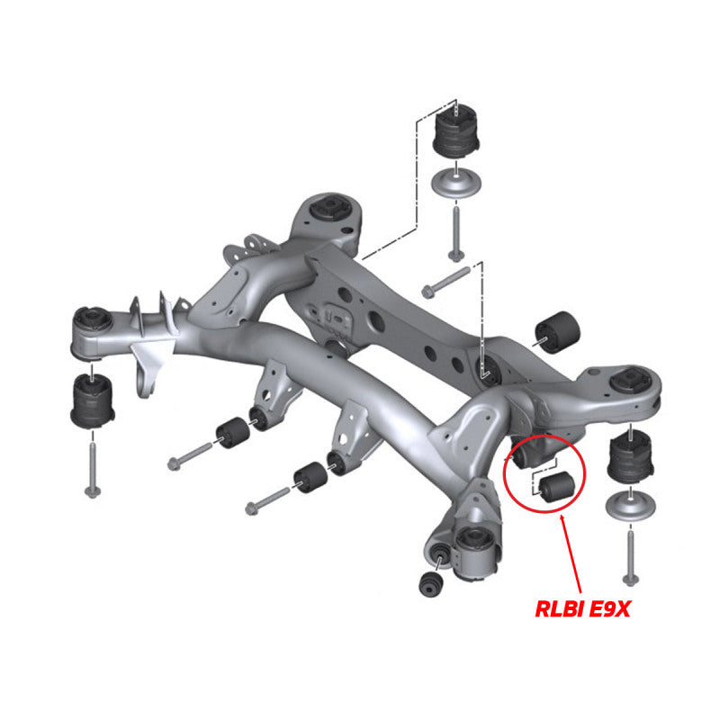 SPL Parts 06-13 BMW E80/E82/E82M / 06-13 BMW E90/E91/E92/E93 Rear Lower Control Arm Inner Bushing - COLORADO N5X