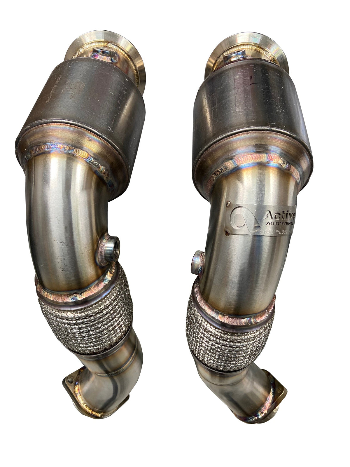 Active Autowerke S63 AFlow F10 Catted Downpipes | V8 BMW M5 M6.