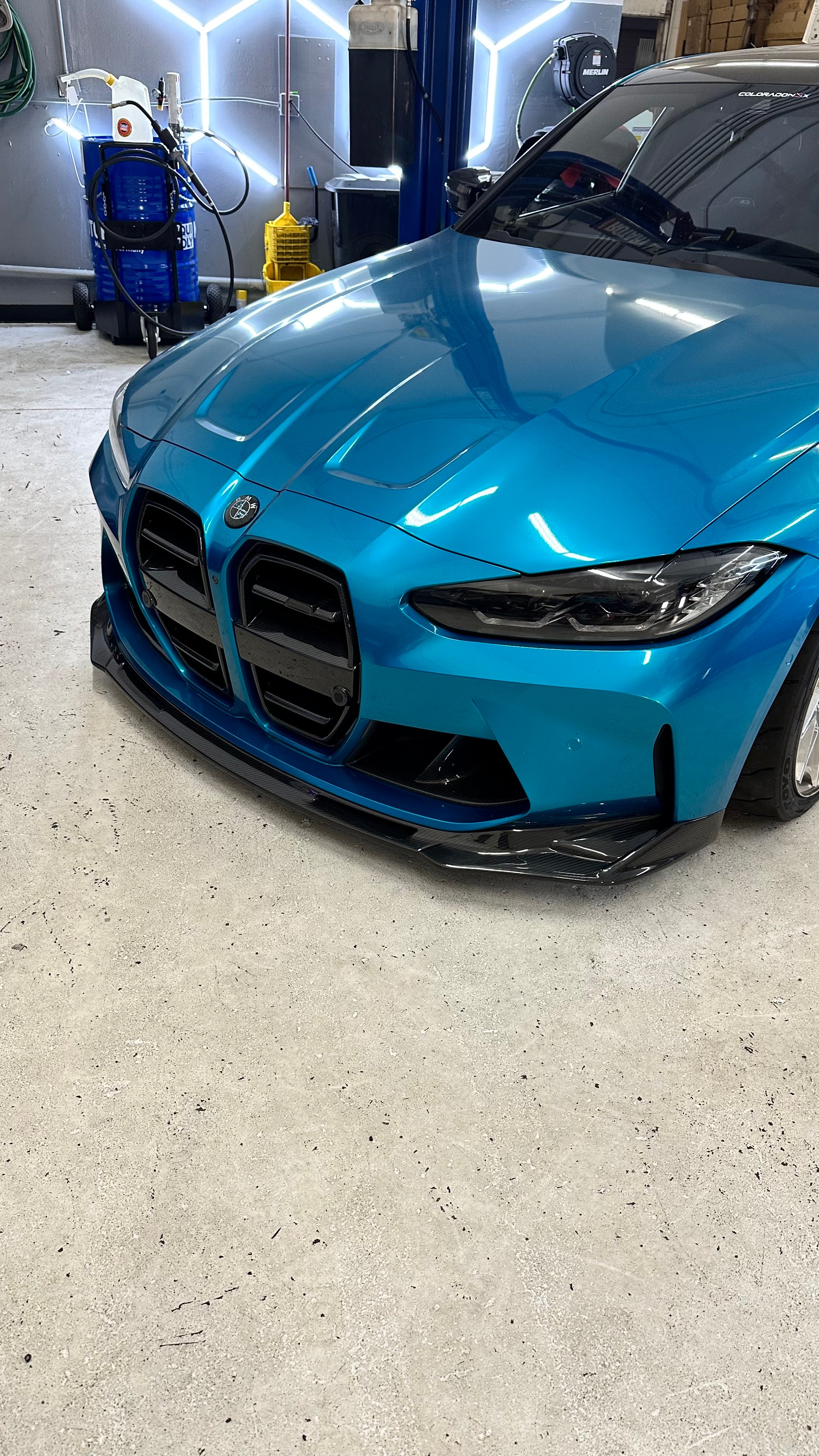 VR2 1PC Carbon Fiber Front Lip - G80 M3 | G82 | G83 M4 - COLORADO N5X