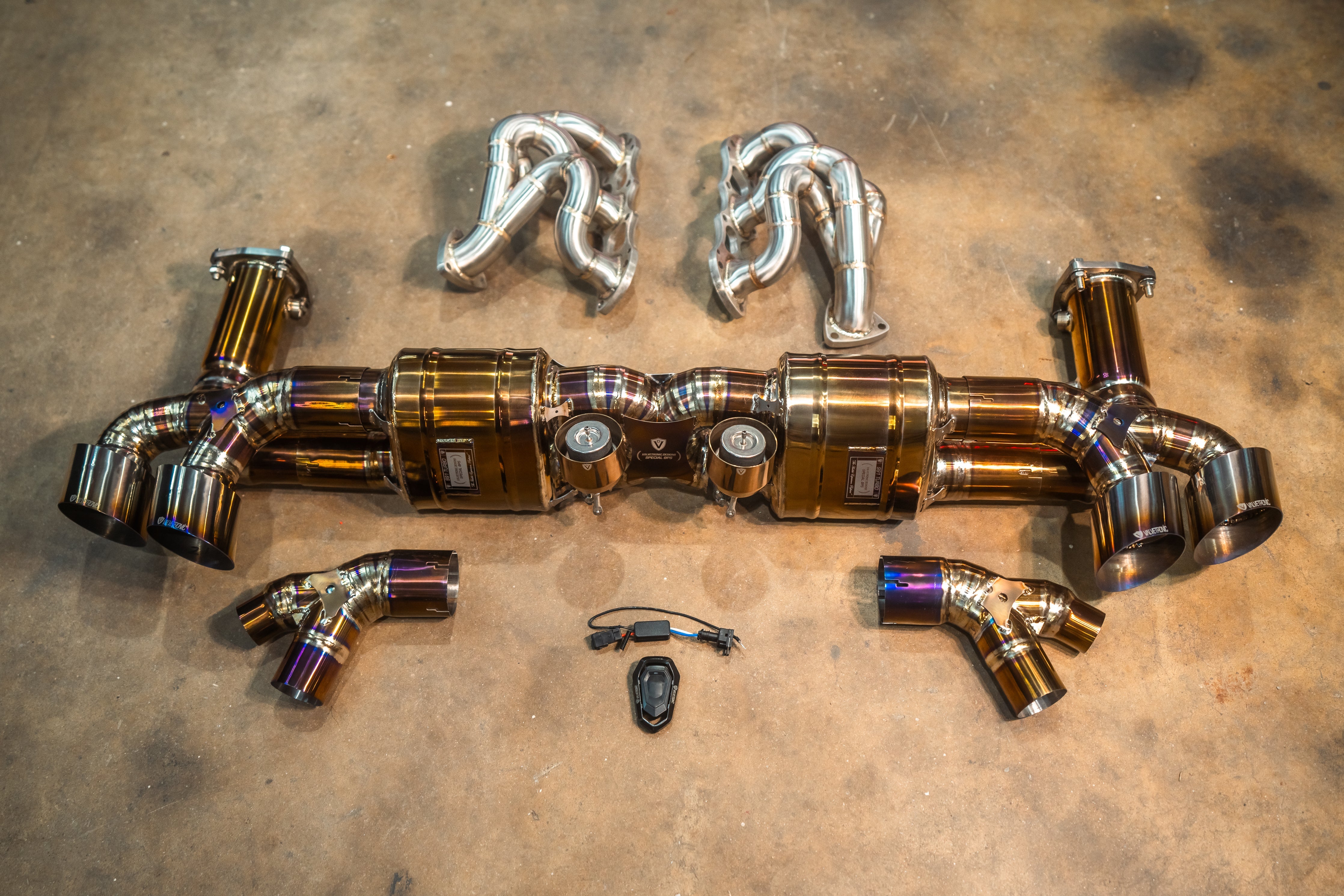 Porsche 911 Turbo 991.1 / 991.2 Valved Race Exhaust System - COLORADO N5X