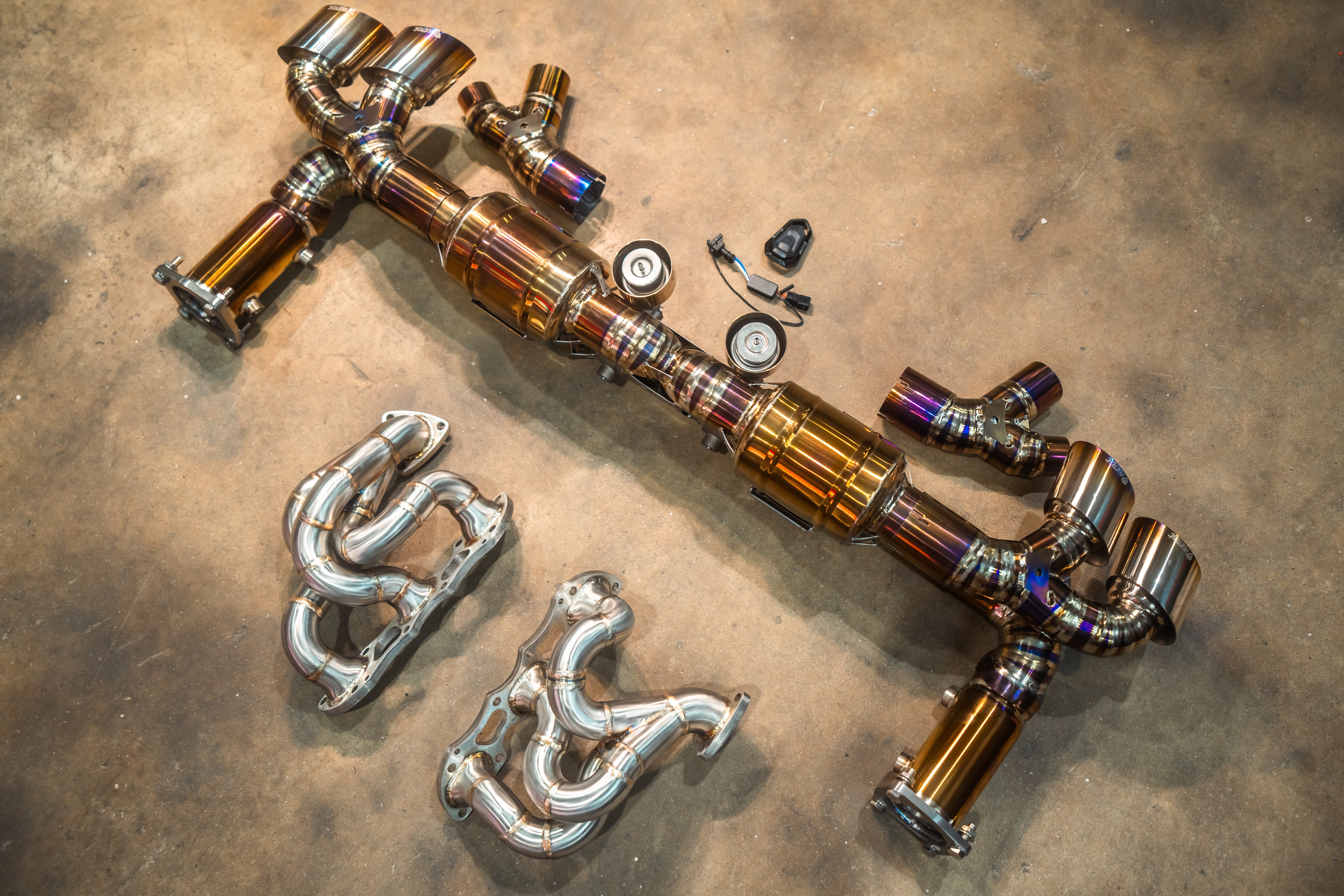 Porsche 911 Turbo 991.1 / 991.2 Valved Race Exhaust System - COLORADO N5X