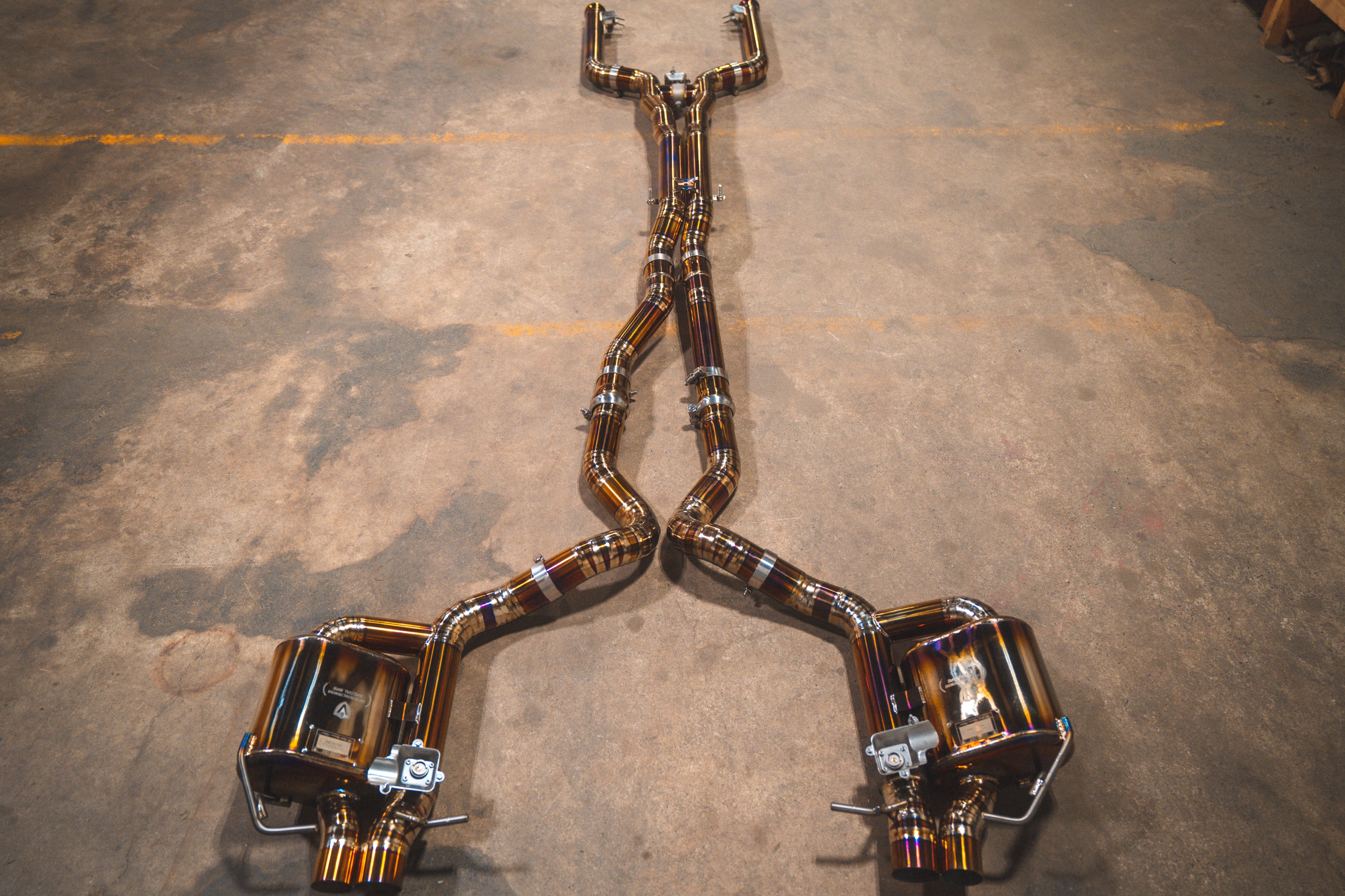 Mercedes W205 C63 / C63s Valved Sport Exhaust System - COLORADO N5X
