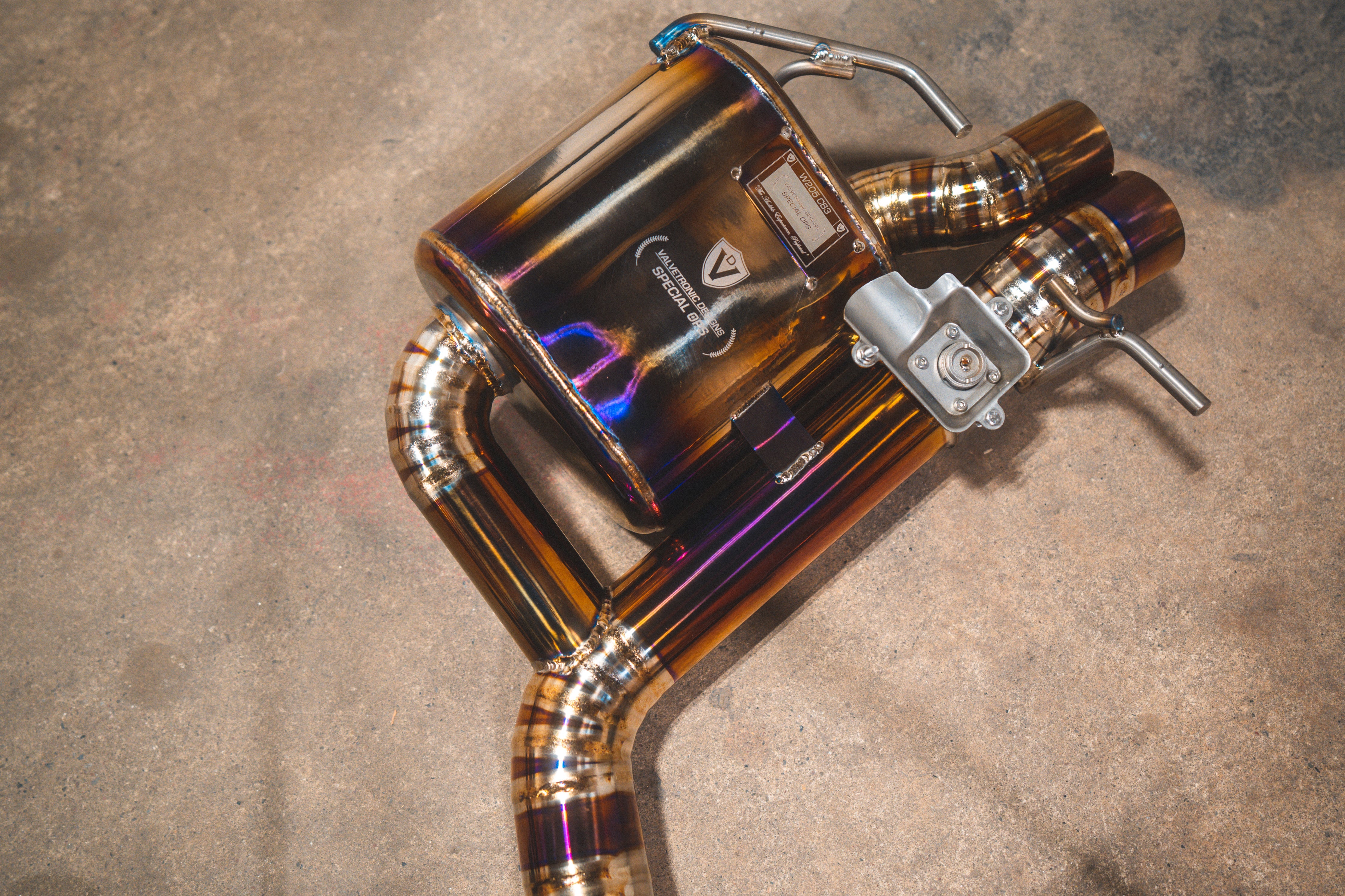 Mercedes W205 C63 / C63s Valved Sport Exhaust System - COLORADO N5X