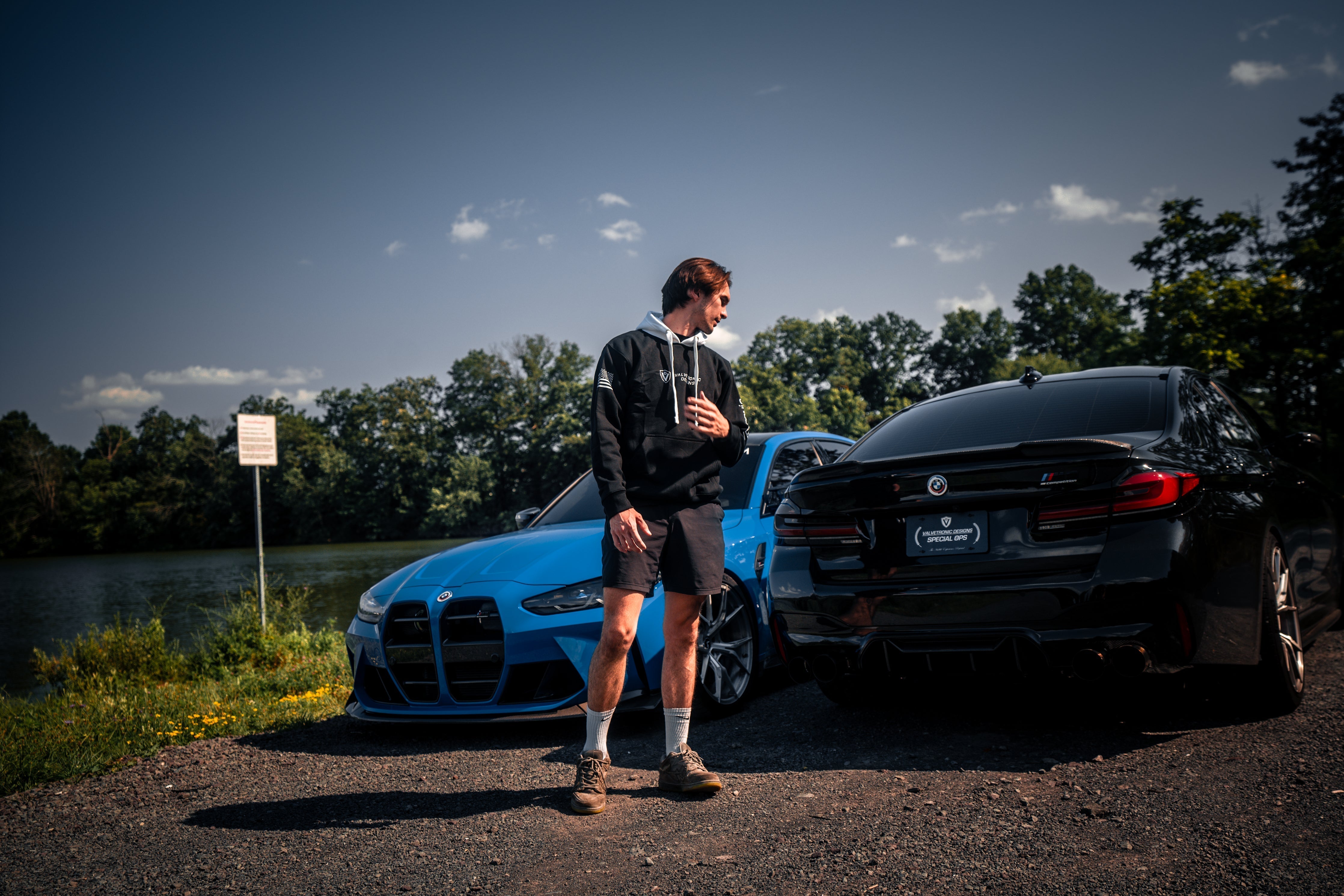 Valvetronic Designs Black & White Hoodie - COLORADO N5X