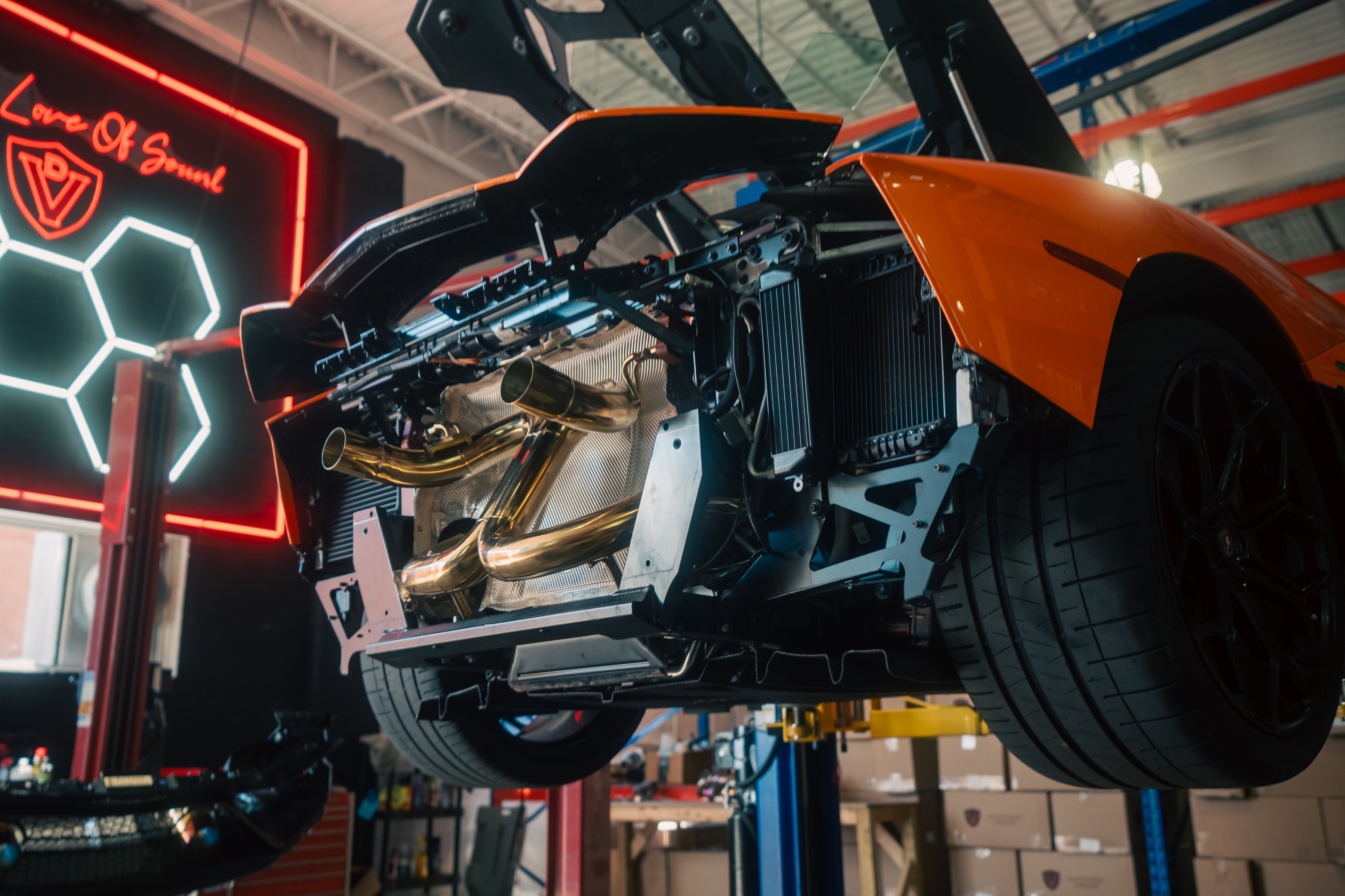 Lamborghini Aventador SVJ/Ultimae Valved Sport Exhaust System - COLORADO N5X