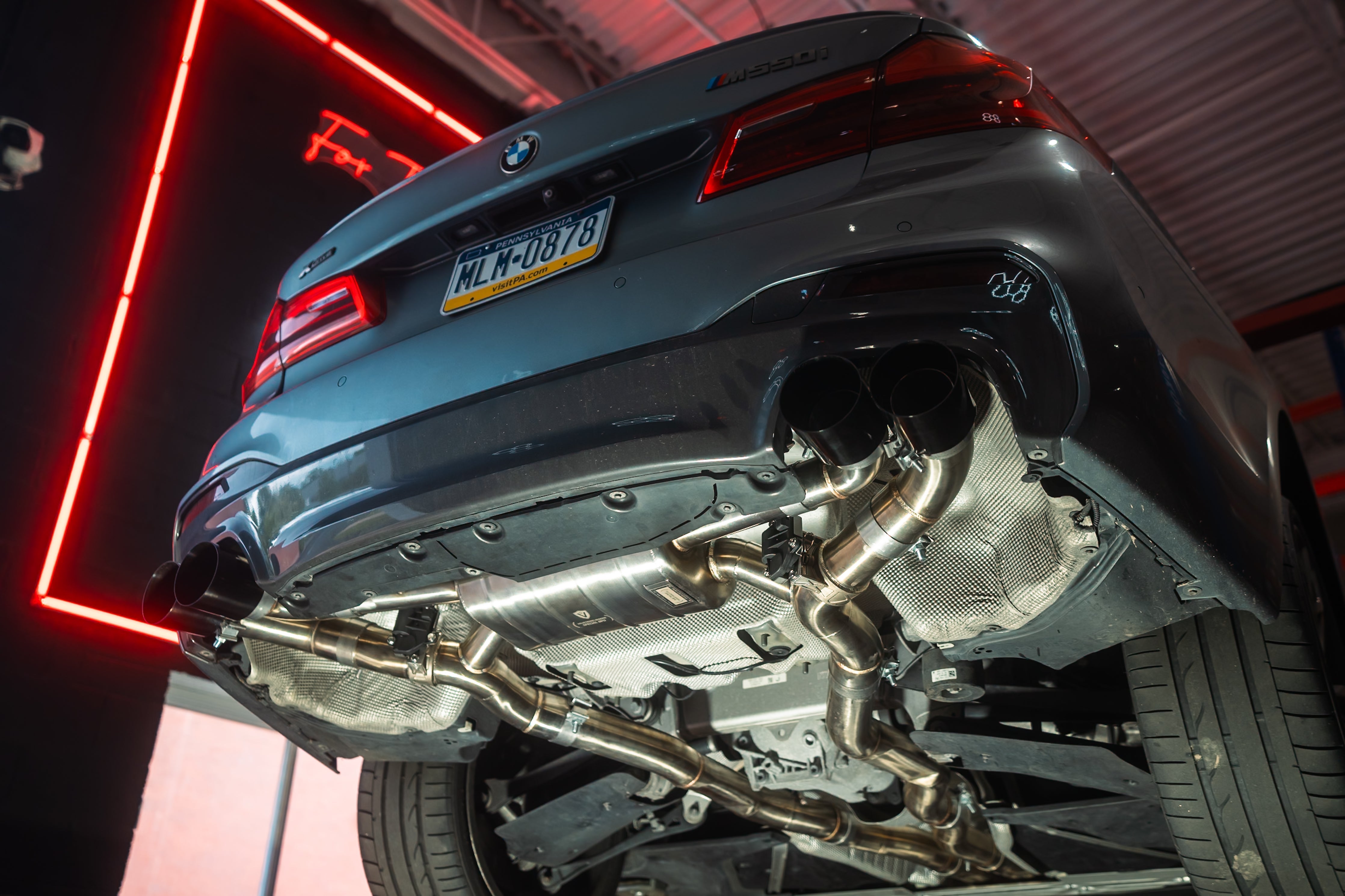 BMW G30 M550I Valved Sport Exhaust System - COLORADO N5X