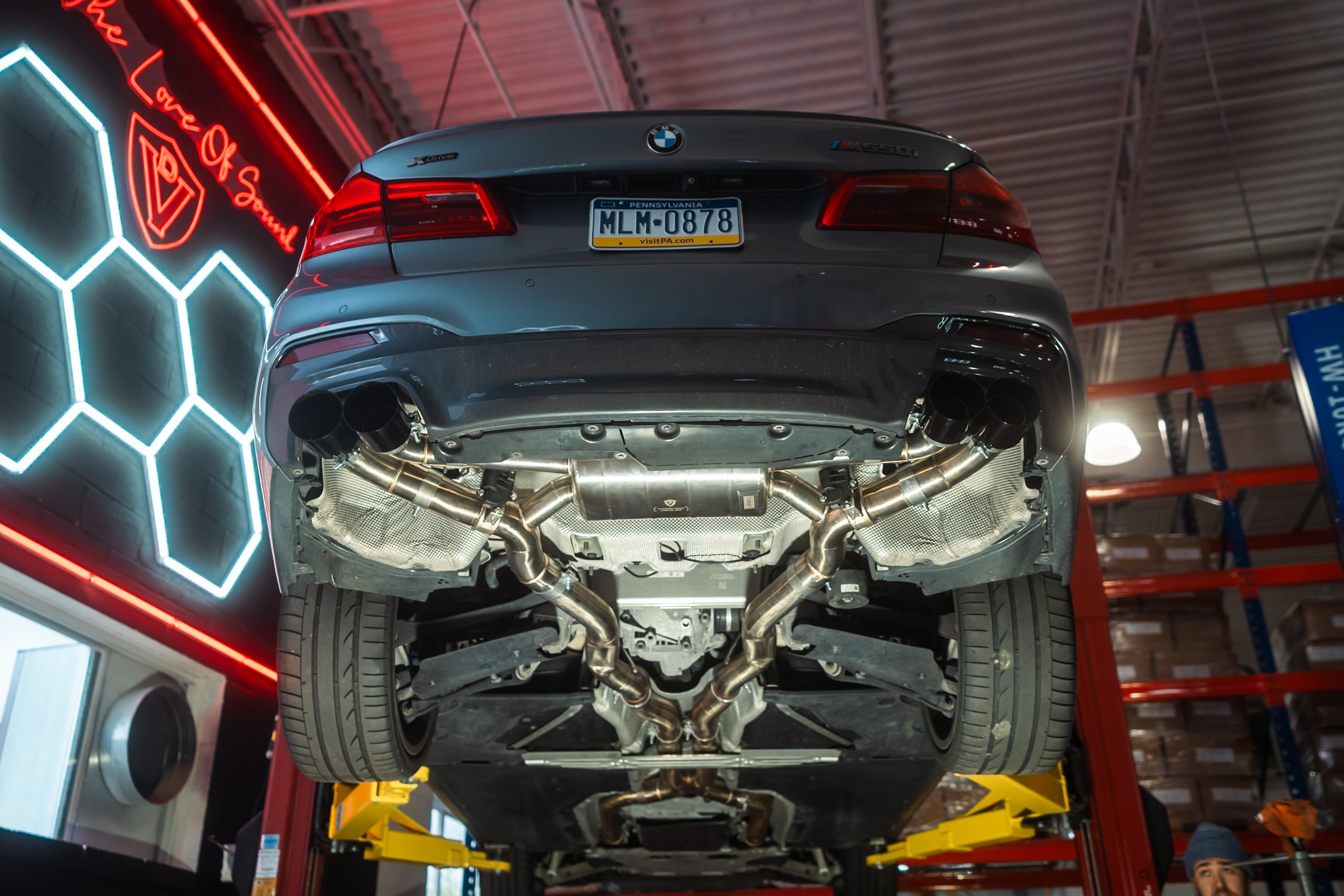 BMW G30 M550I Valved Sport Exhaust System - COLORADO N5X