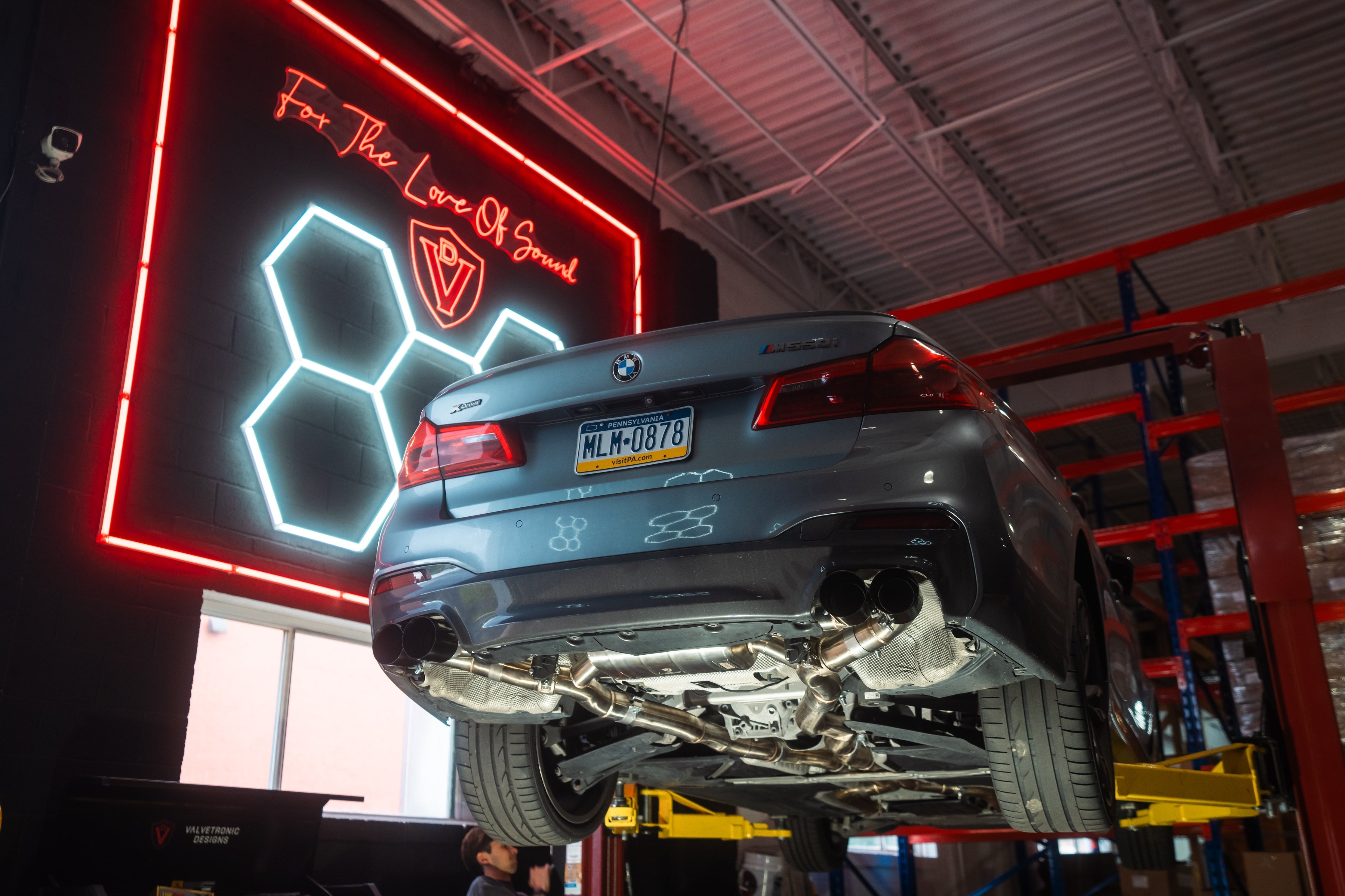 BMW G30 M550I Valved Sport Exhaust System - COLORADO N5X