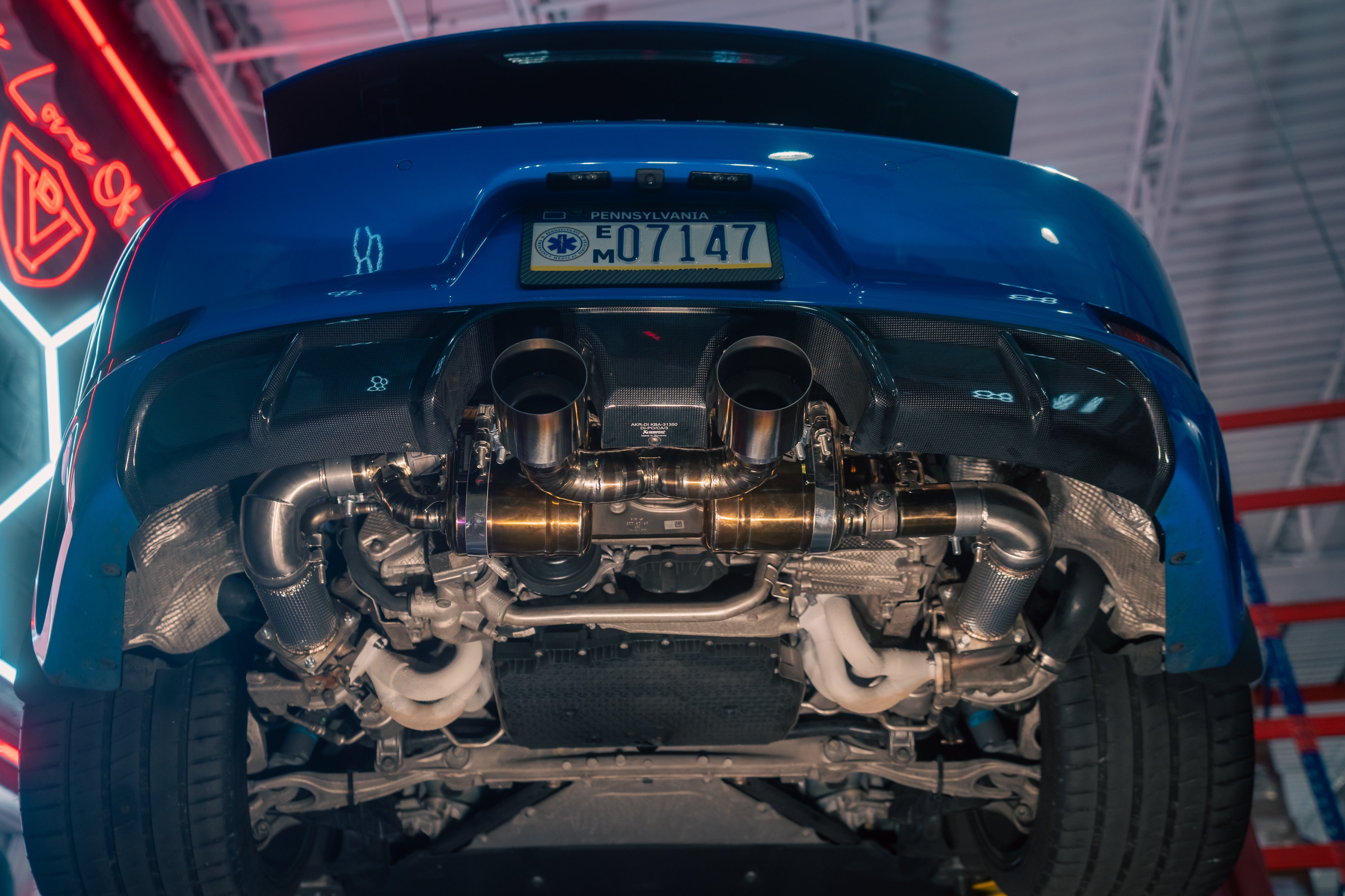 Porsche 991.2 Carrera Valved Sport Exhaust System - COLORADO N5X