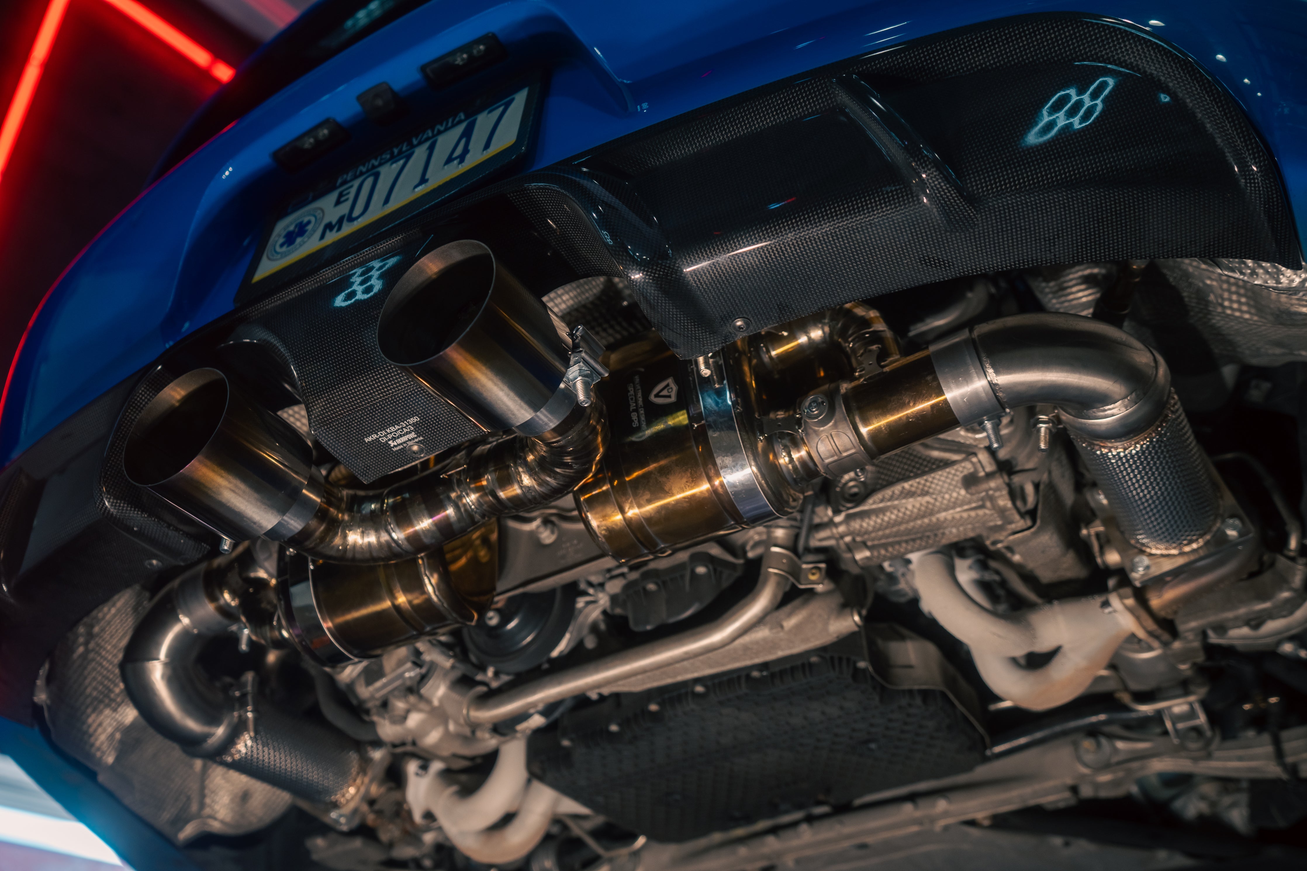 Porsche 991.2 Carrera Valved Sport Exhaust System - COLORADO N5X