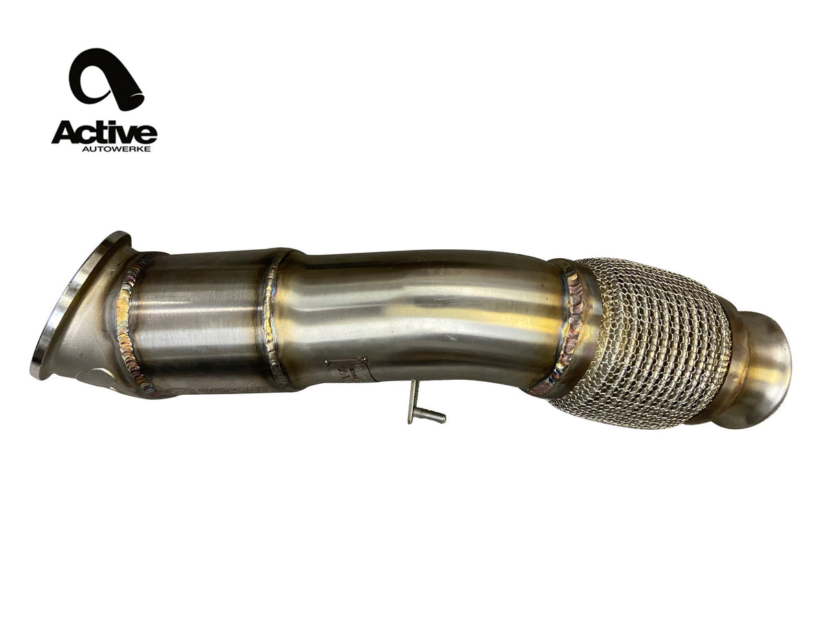 Active Autowerke Toyota Supra MKV A91 2.0 B46 GESI Catted Downpipe.