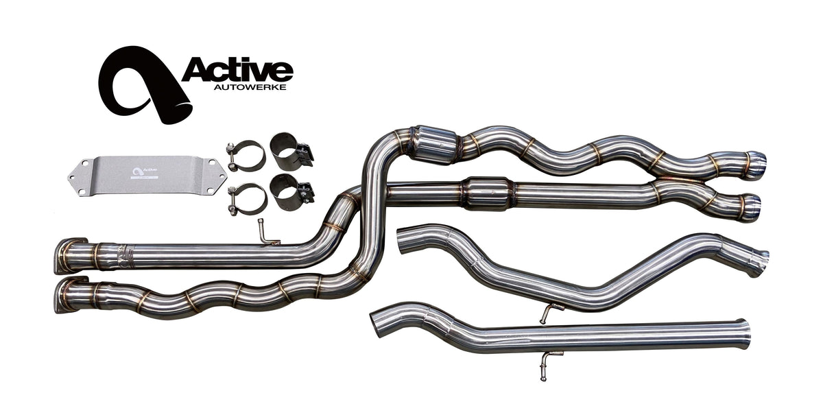 F8X BMW M3 & M4 Gen 2 Equal Length Mid Pipe (US Patent 11248511, UK and EU patent 3882441).
