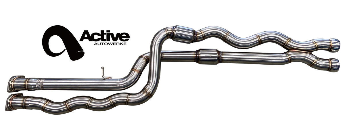 F8X BMW M3 & M4 Gen 2 Equal Length Mid Pipe (US Patent 11248511, UK and EU patent 3882441).