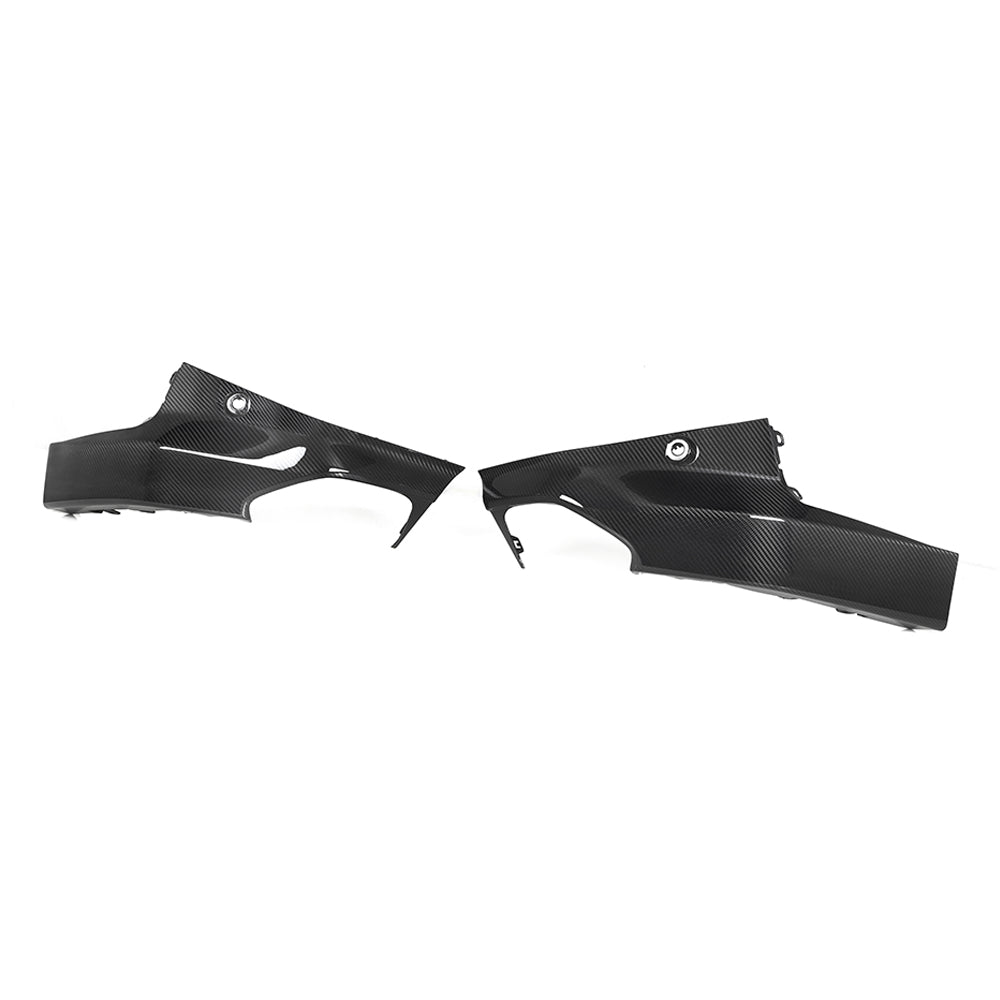 SOOQOO BMW 2 Series G42 Side Diffuser In Prepreg Carbon Fiber — product view 3