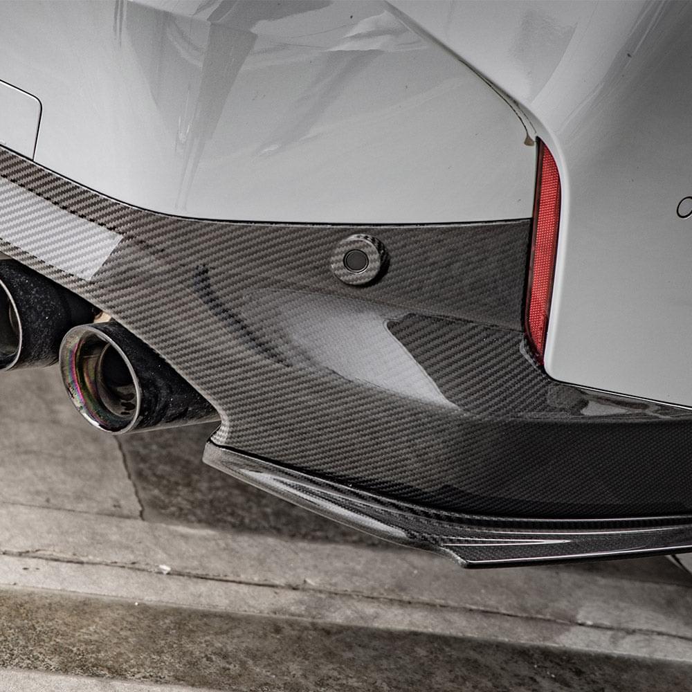 SOOQOO BMW 2 Series G42 Rear Spats In Prepreg Carbon Fiber — product view 6
