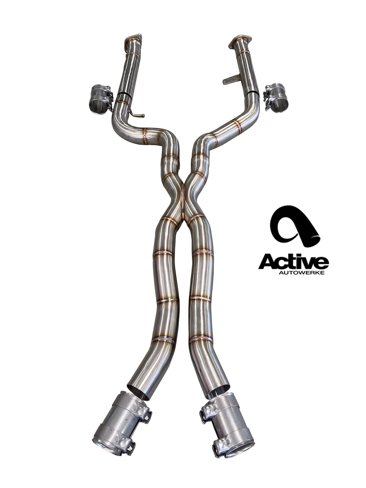 Active Autowerke G80/G82 M3/M4 Signature mid-pipe with X-Pipe.