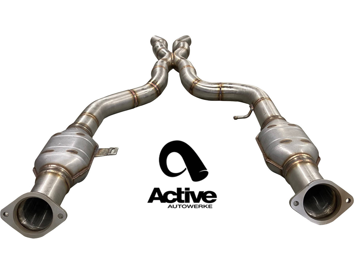 Active Autowerke G80/G82 M3/M4 Signature mid-pipe with X-Pipe.