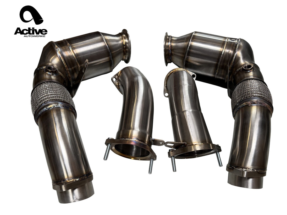 Active Autowerke G90 M5 AFlow Catted Downpipes.