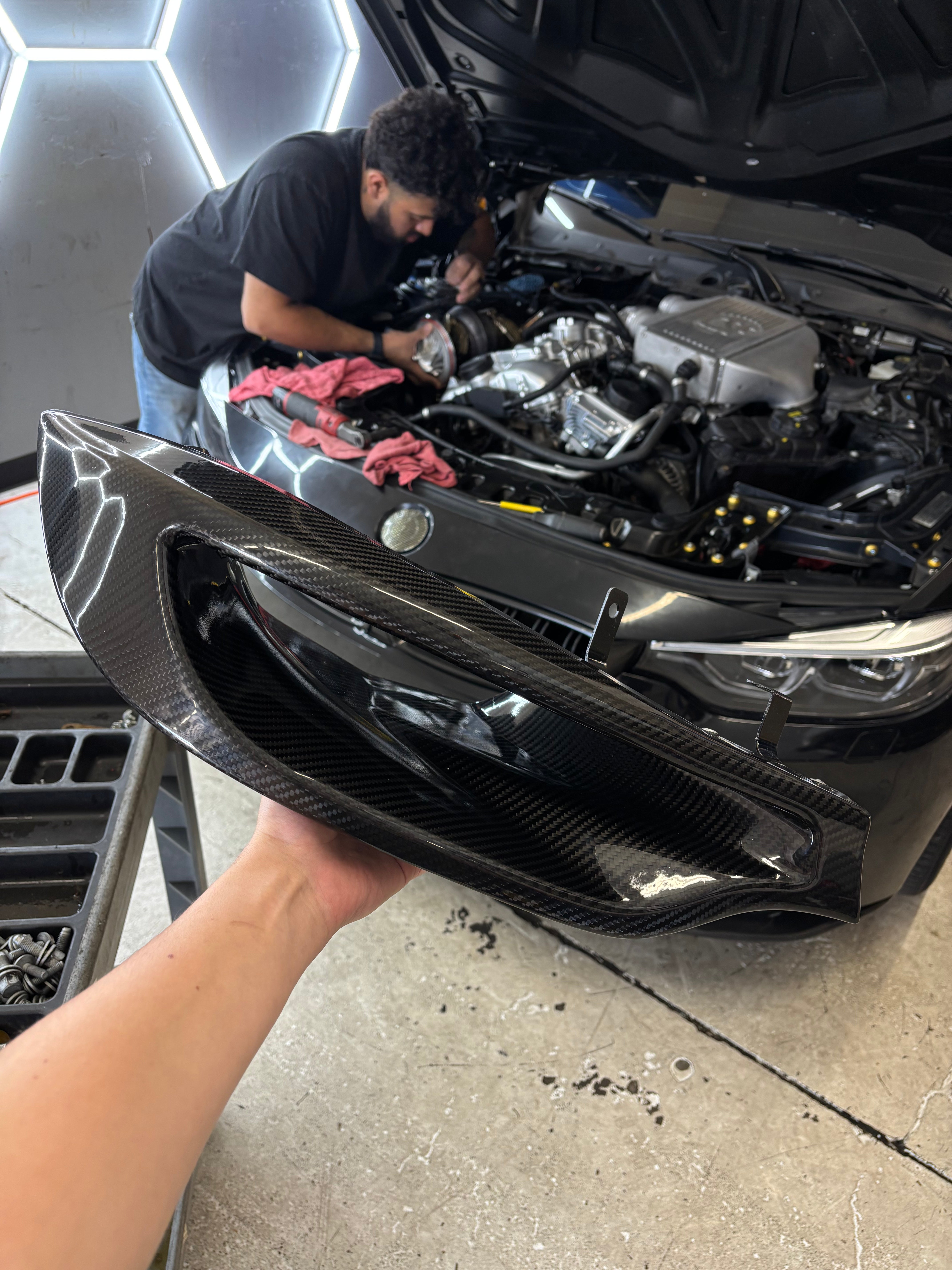 BMW F8X M3 | M4 Carbon Fiber Headlight Delete - COLORADO N5X
