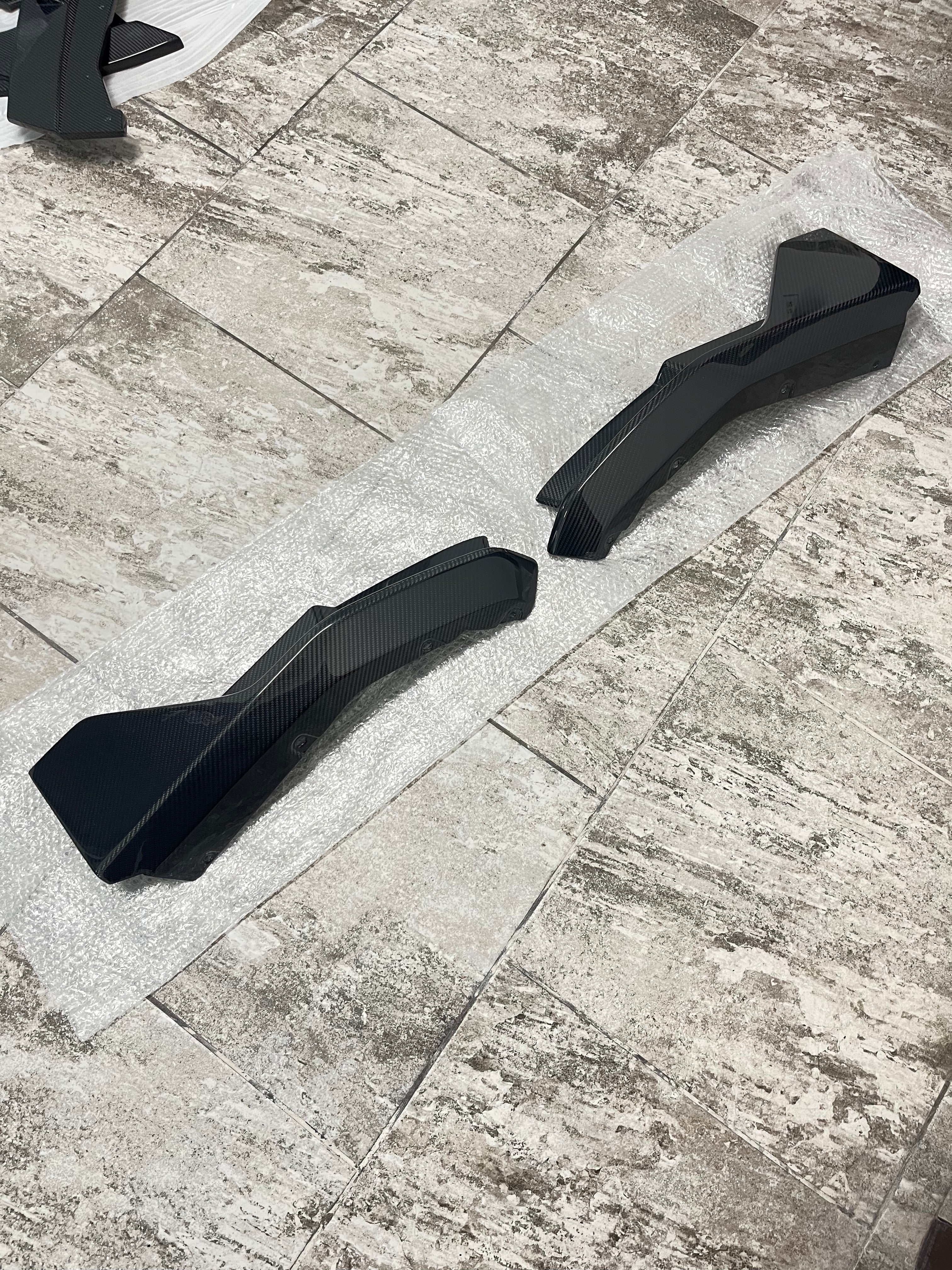 G80/G82 M3/M4 Carbon Fiber Diffuser Extensions - COLORADO N5X