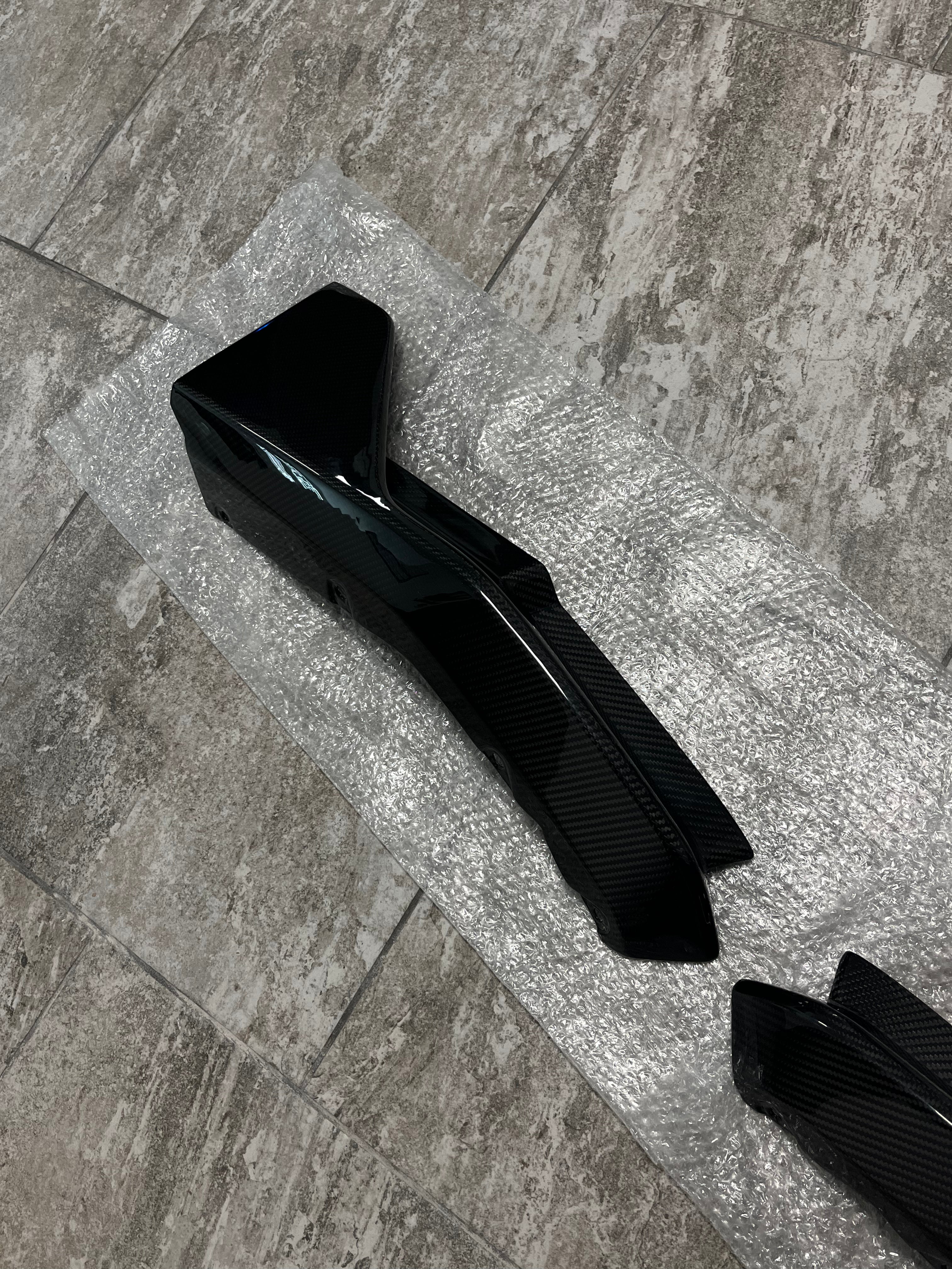 G80/G82 M3/M4 Carbon Fiber Diffuser Extensions - COLORADO N5X