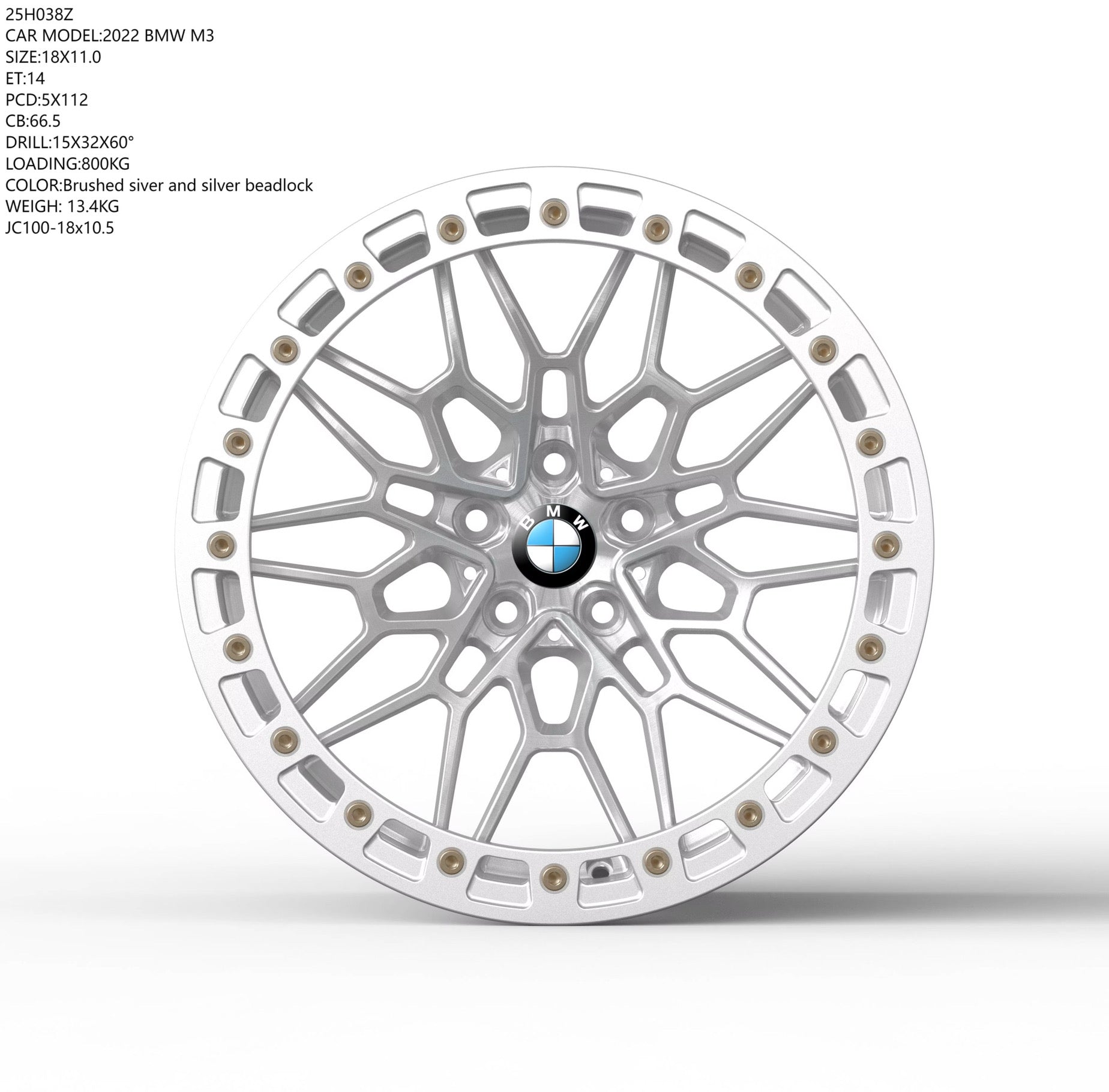 G8X M3/M4 Beadlock Drag Pack Wheels OEM + G80/G82/G83 - COLORADO N5X