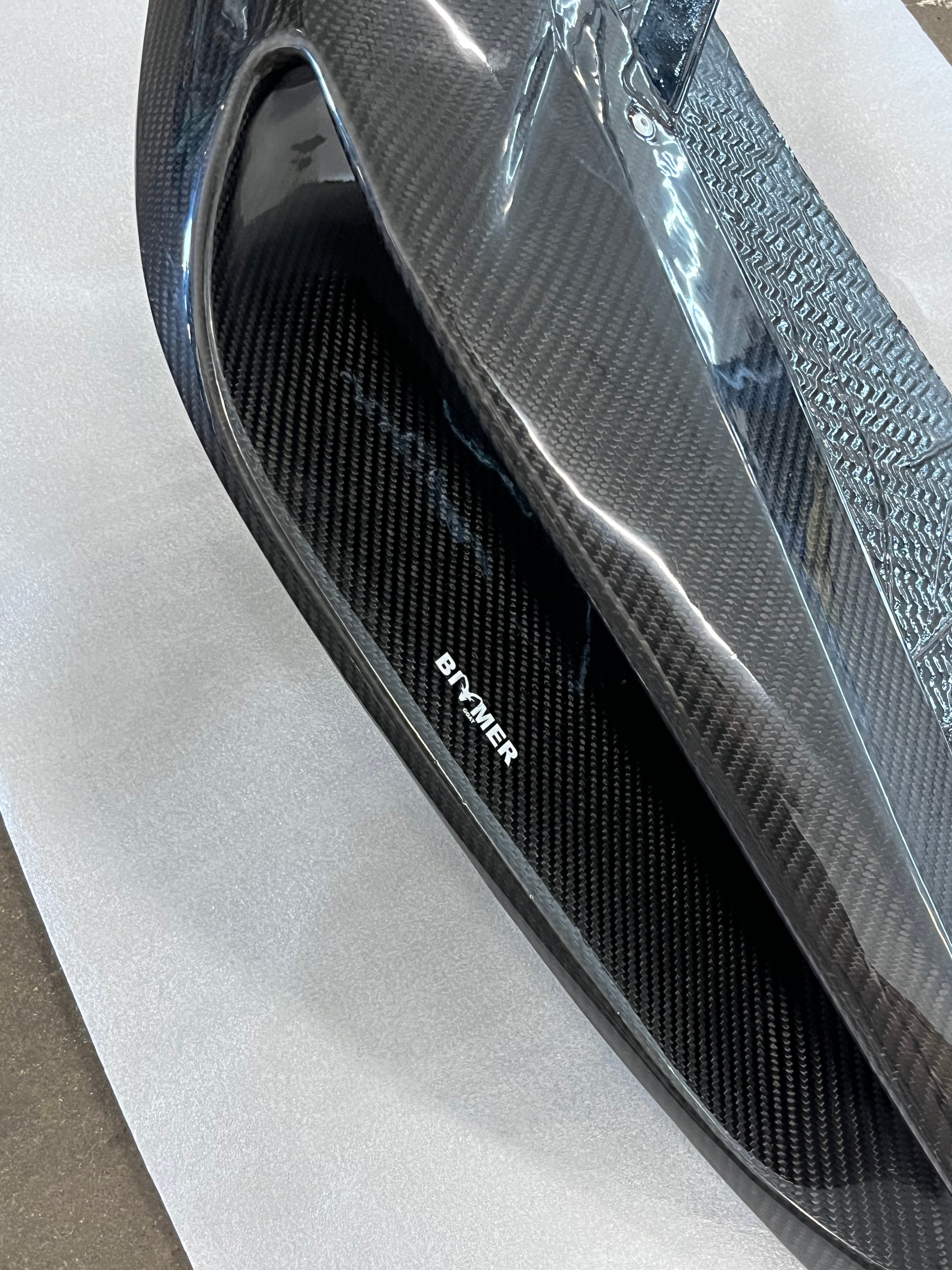 BMW G8X M3 / M4 Headlight Delete Carbon Fiber Cold Air Duct.