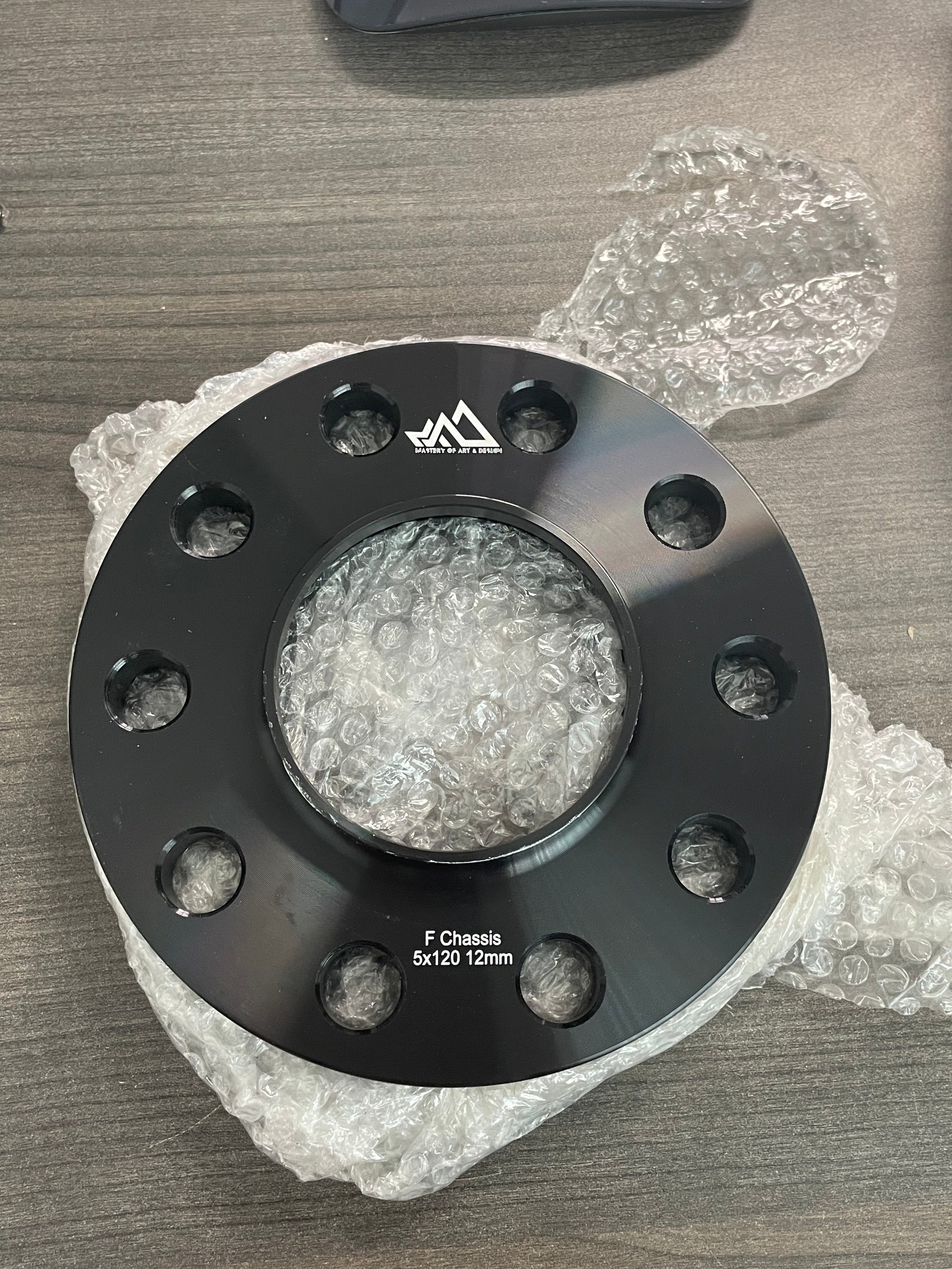 F-Chassis Spacers 5x120 15mm and 12mm.