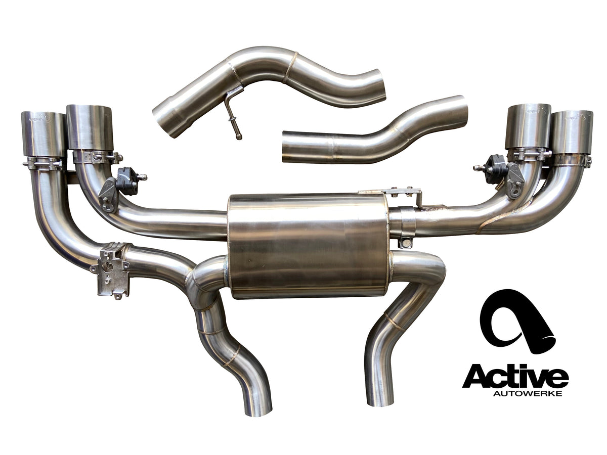 G4X BMW M240i Valved Rear Axle-back Exhaust.