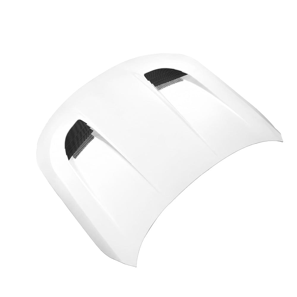 SOOQOO V3 BMW M2 G87 Vented Hood In White Primer Finish — product view 3