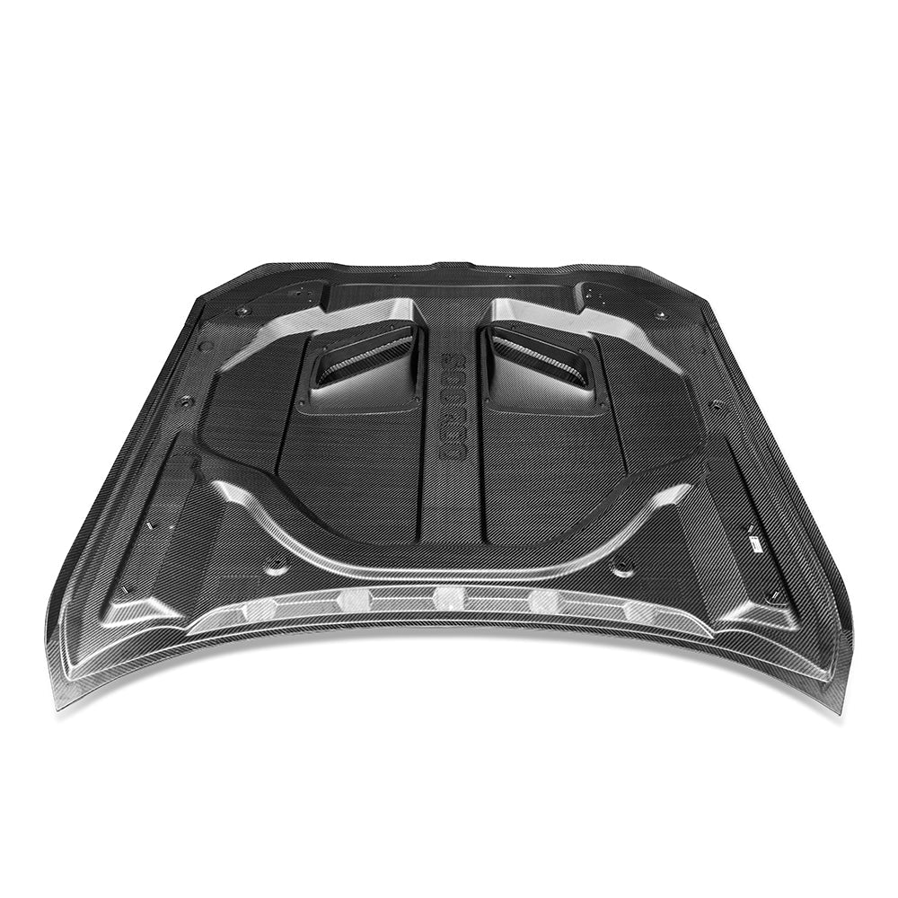 SOOQOO V2 BMW M3 G80 M4 G82 Vented Hood in White Primer Finish — product view 7