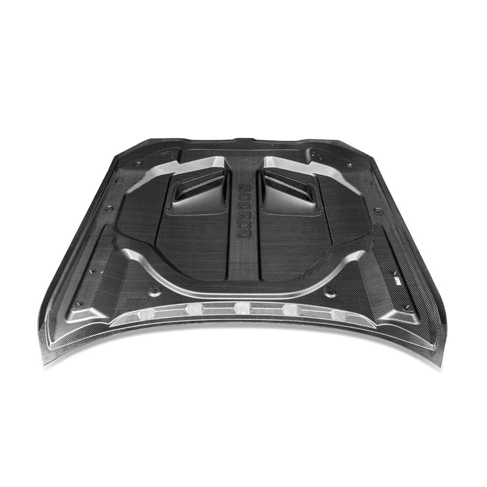 SOOQOO V3 BMW M3 G80 M4 G82 Vented Hood in White Primer Finish — product view 7