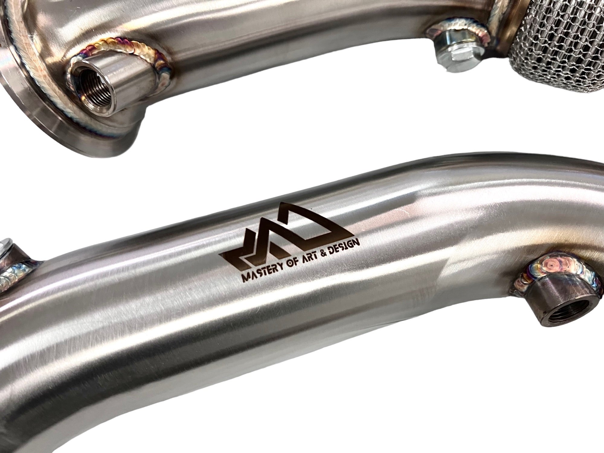 MAD BMW S55 Downpipes M2C M3 M4 W/ Flex Section - COLORADO N5X