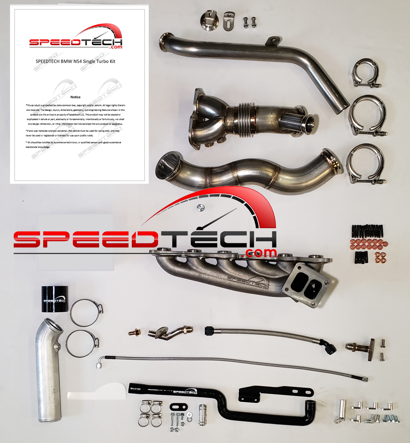 SPEEDTECH N54 NO TURBO OPEN DUMP WASTEGATE TOP MOUNT KIT - COLORADO N5X