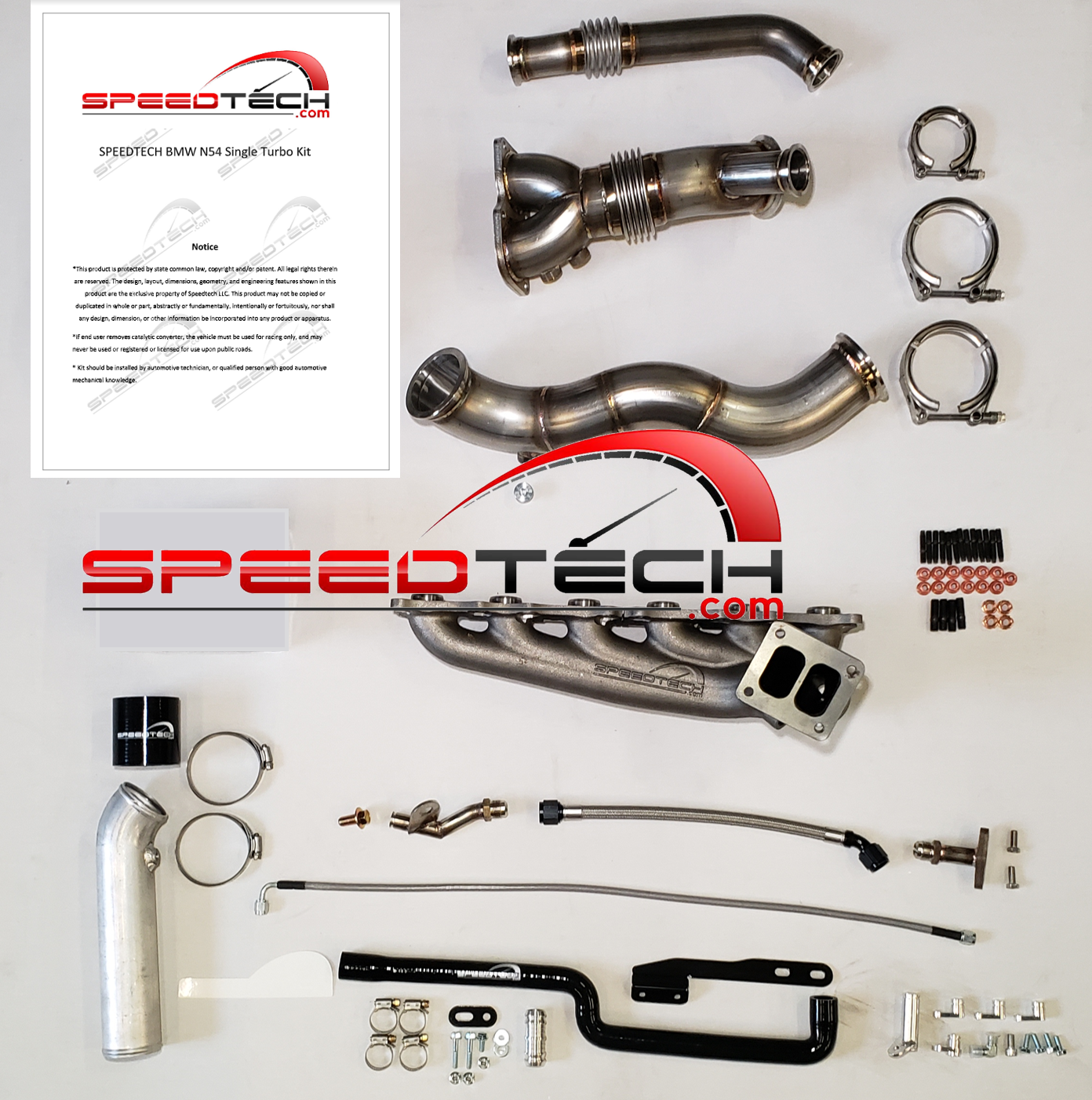 SPEEDTECH N54 NO TURBO RECIRCULATING WASTEGATE TOP MOUNT KIT - COLORADO N5X