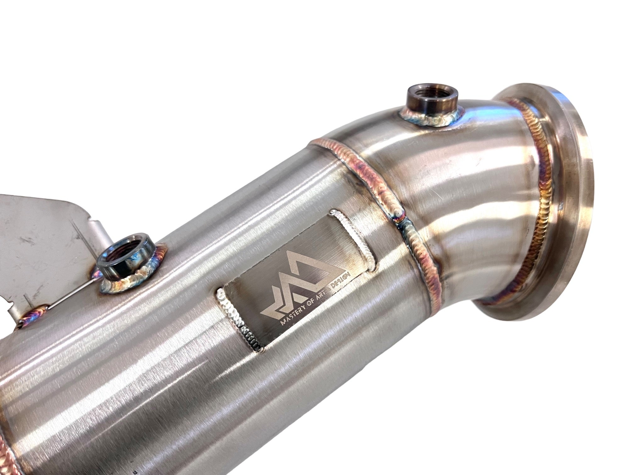 MAD B58 4.5" Catted Downpipe W/ Bracket BMW F, G Chassis & Supra - COLORADO N5X