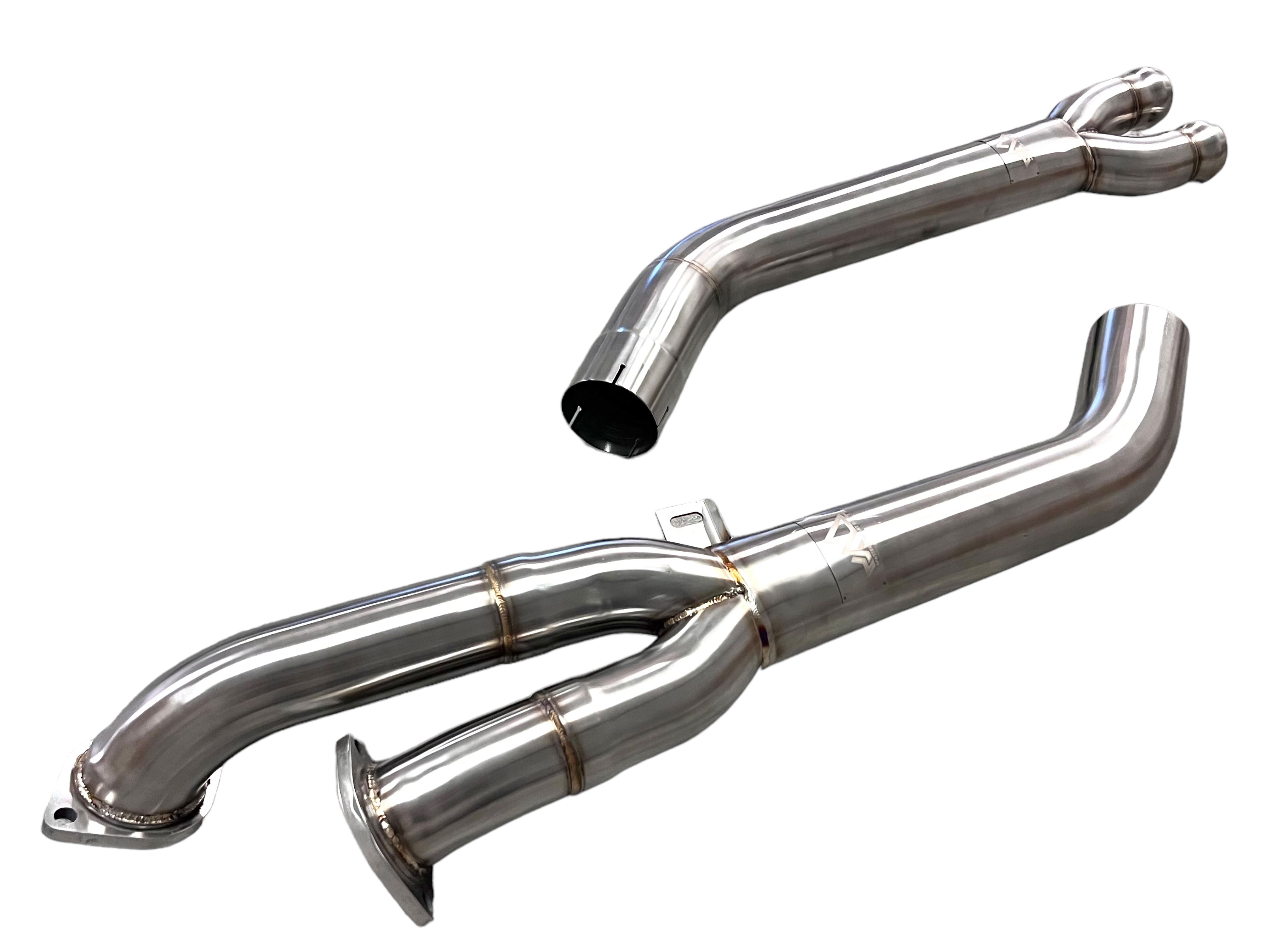 MAD BMW G87 M2 S58 Non-Resonated Single Midpipe (Brace Included) - COLORADO N5X