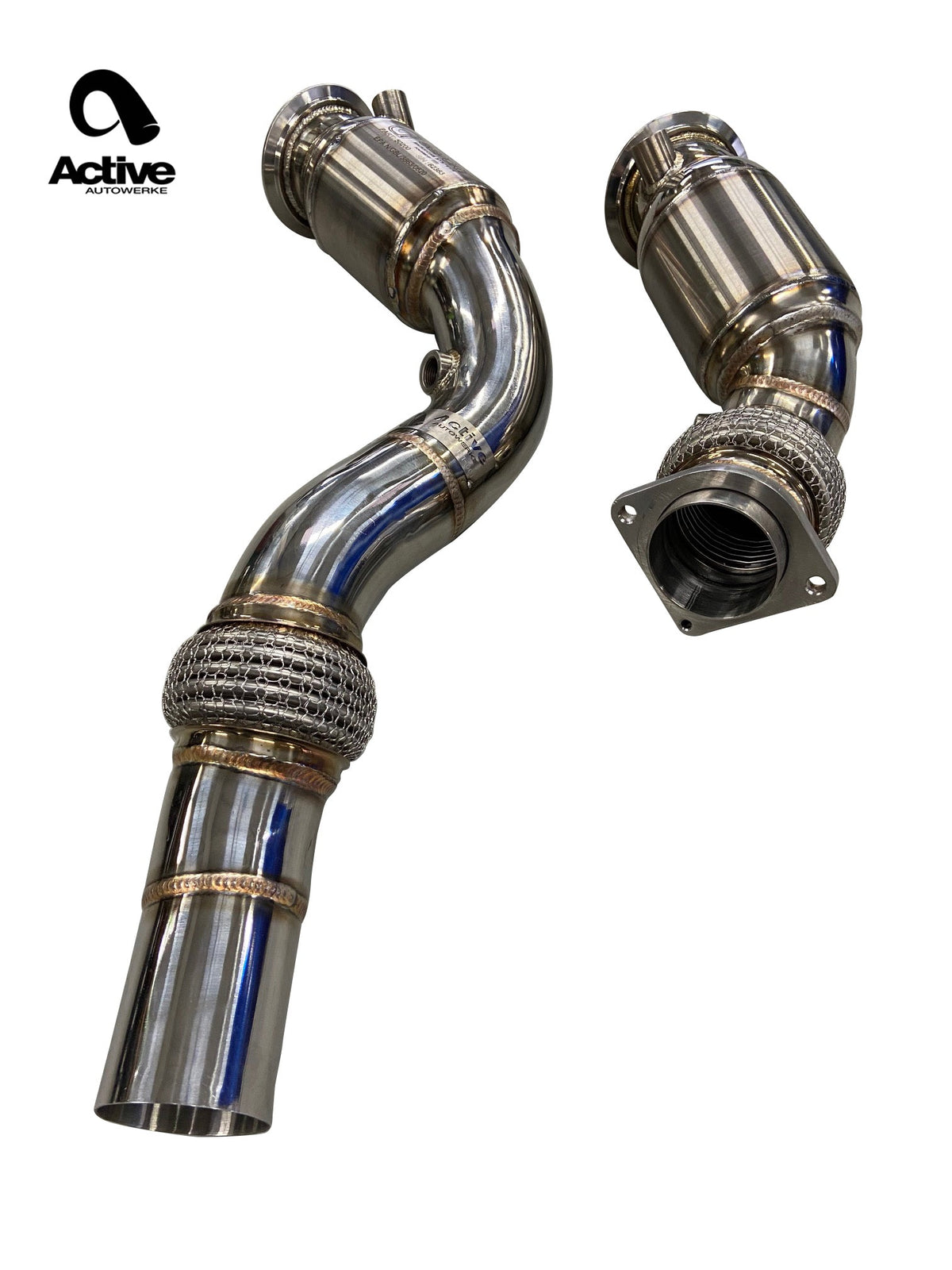 F8x BMW S55 M2C / M3 / M4 Downpipes w GESI G-Sport Cats.