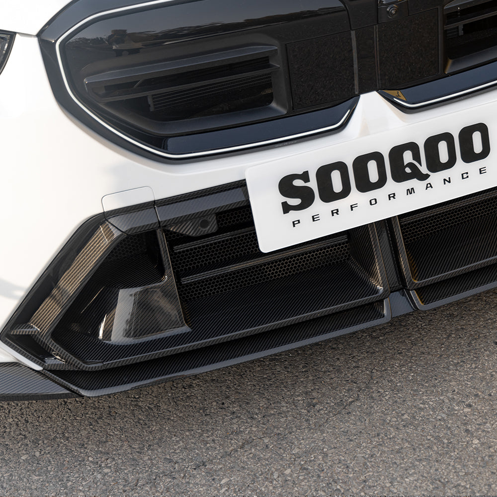 SOOQOO V2 BMW M5 G90 Front Lip In Prepreg Carbon Fiber — product view 8