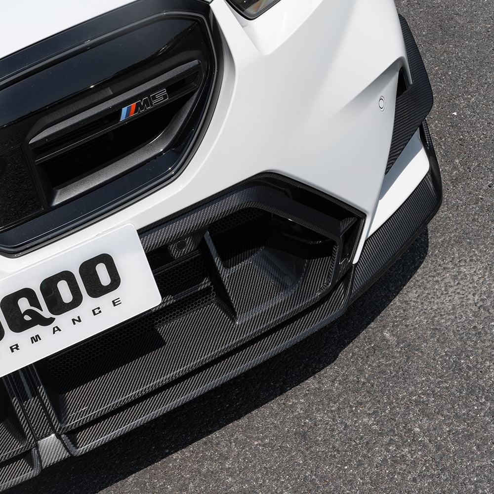 SOOQOO V2 BMW M5 G90 Front Lip In Prepreg Carbon Fiber — product view 10
