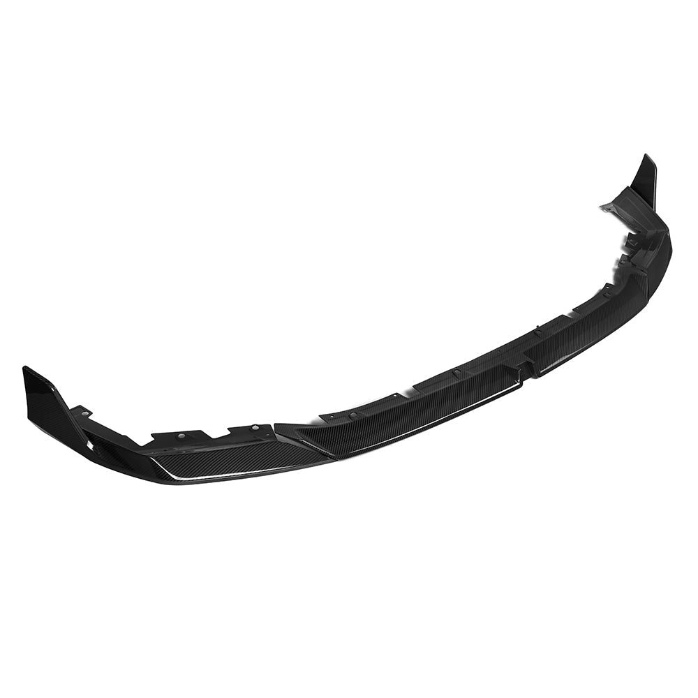 SOOQOO V2 BMW M5 G90 Front Lip In Prepreg Carbon Fiber — product view 3