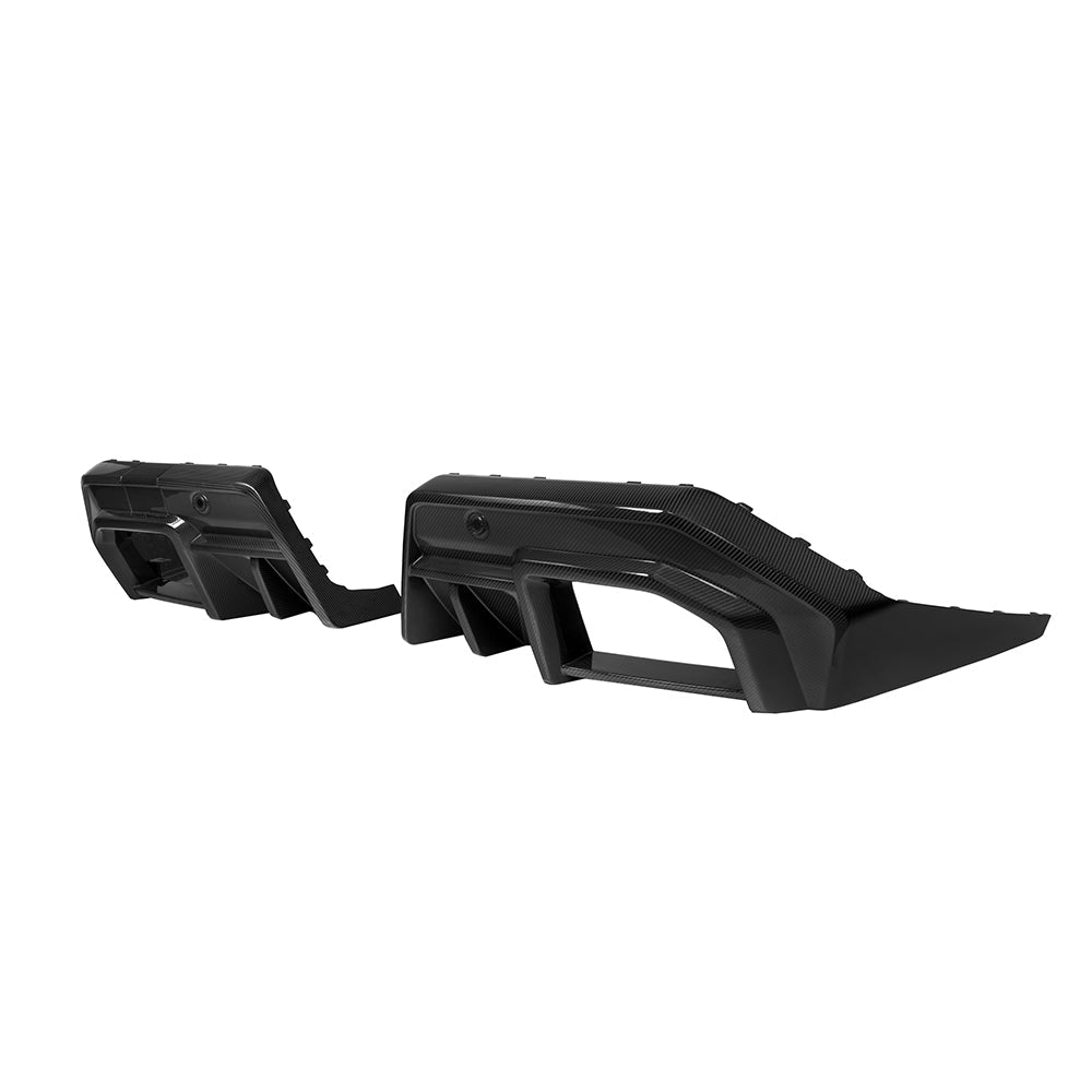 SOOQOO V1 BMW M5 G90 Rear Diffuser In Prepreg Carbon Fiber — product view 5