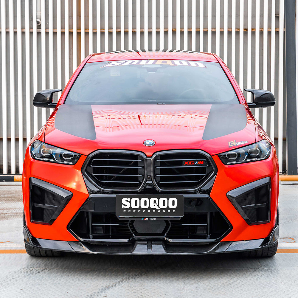SOOQOO BMW X5M F95 LCI Air Duct In Prepreg Carbon Fiber — product view 10